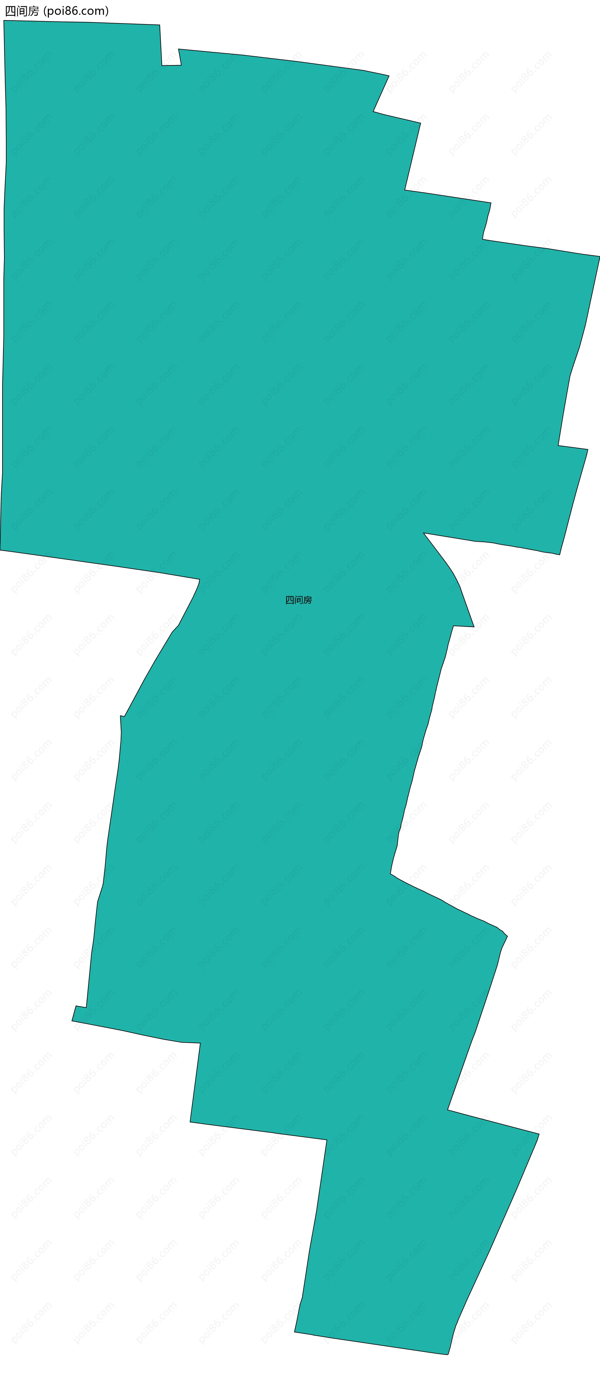 四间房边界地图