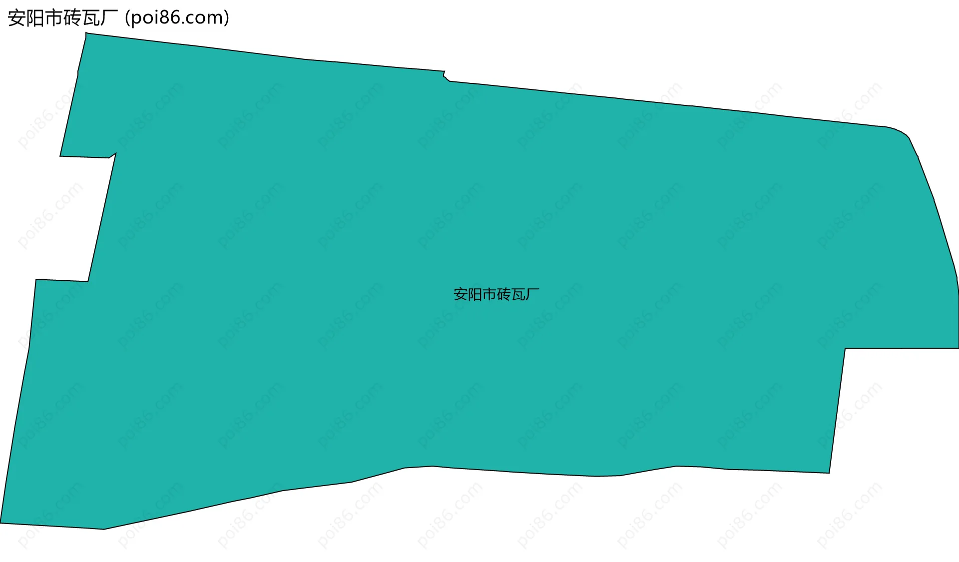 安阳市砖瓦厂边界地图