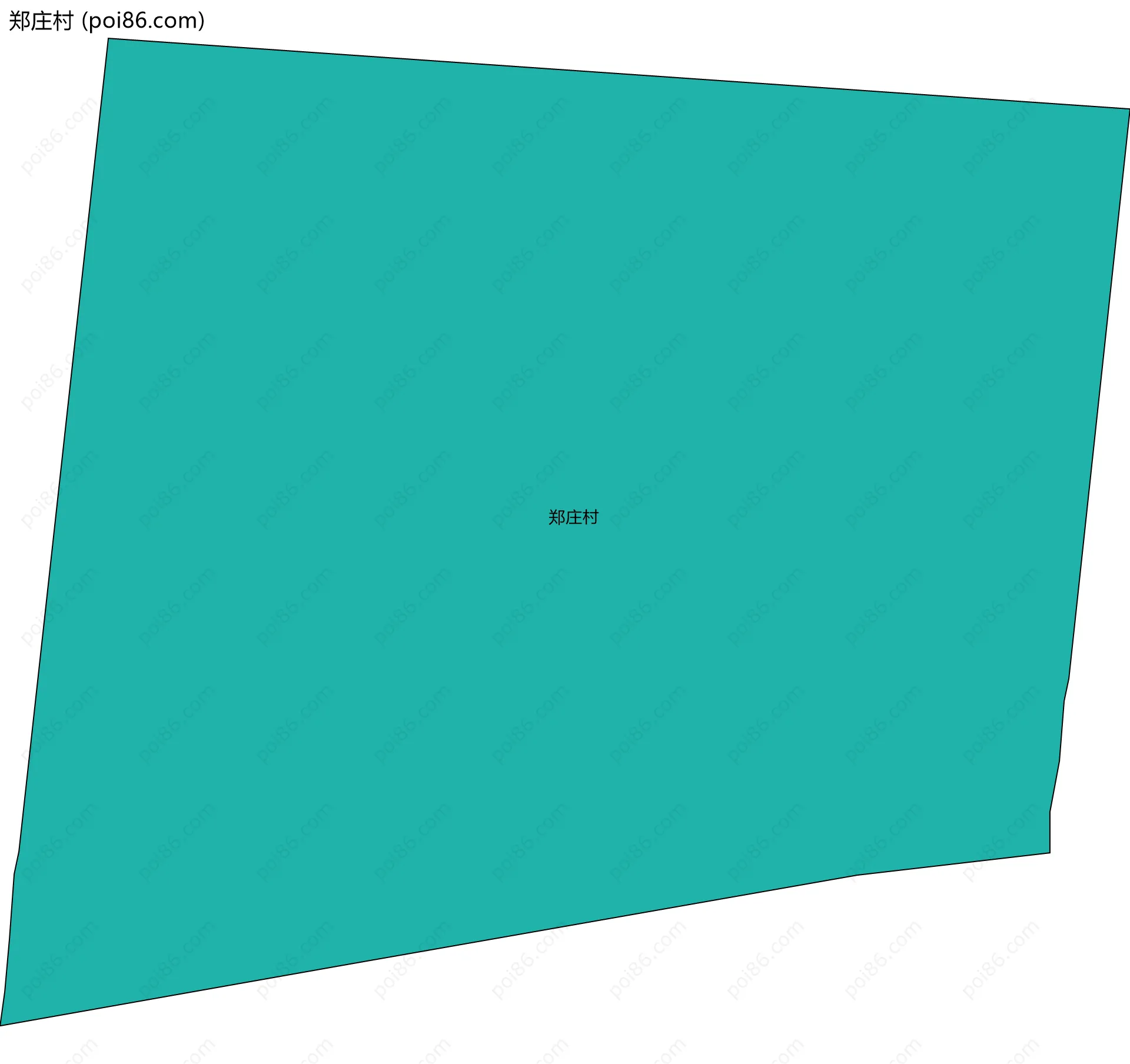 郑庄村边界地图