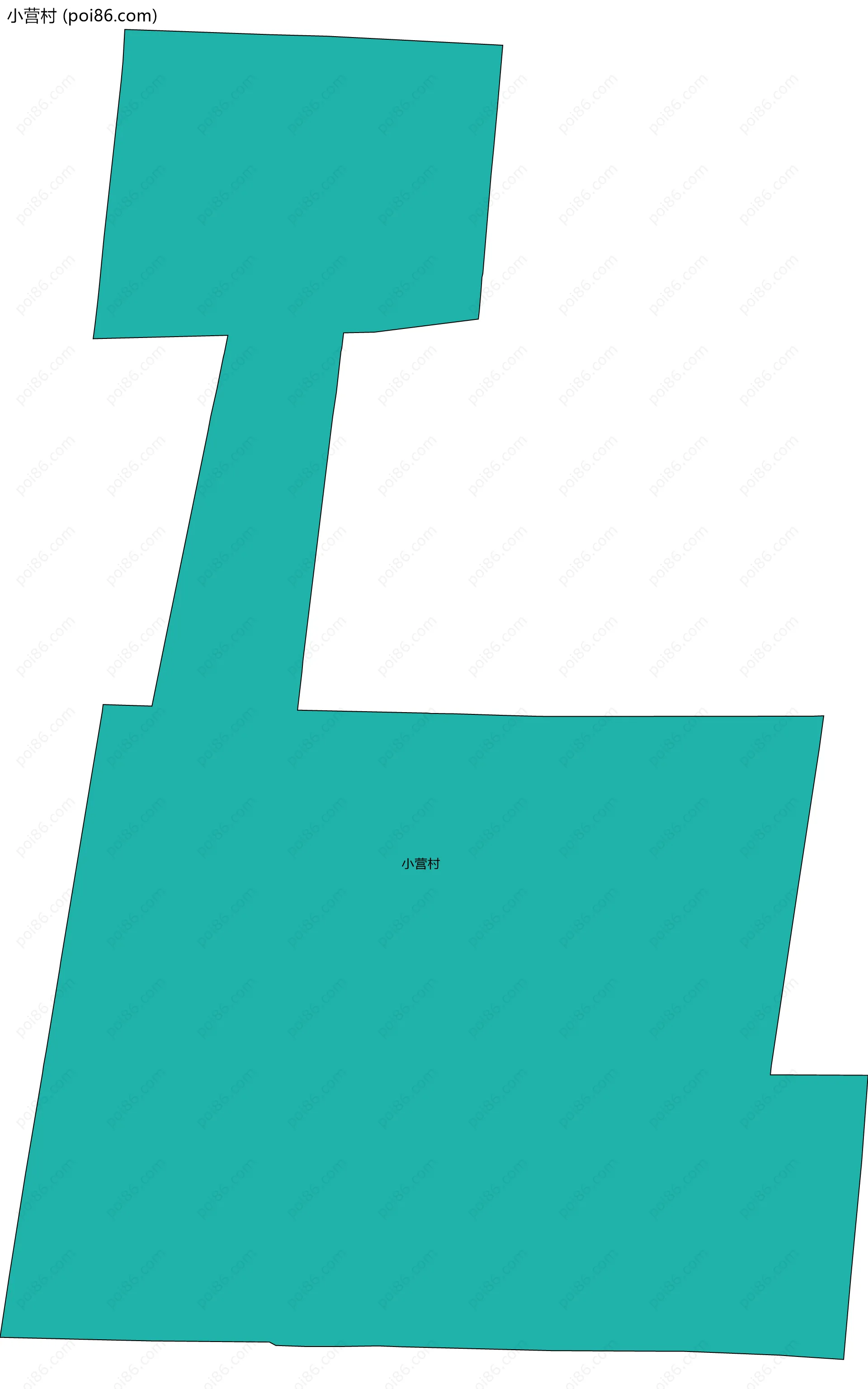 小营村边界地图