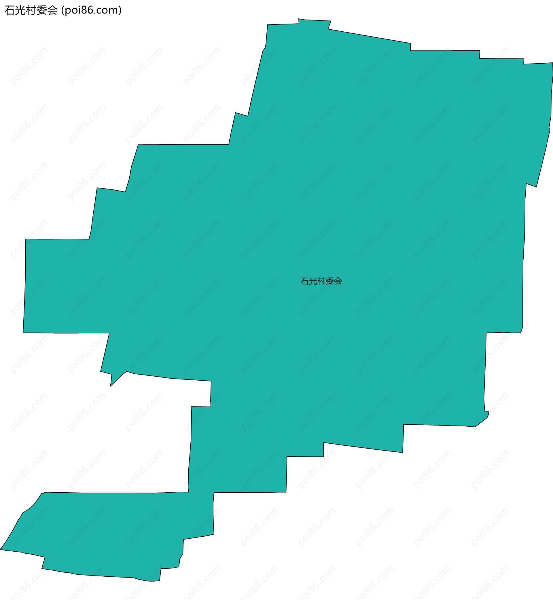 石光村委会边界地图