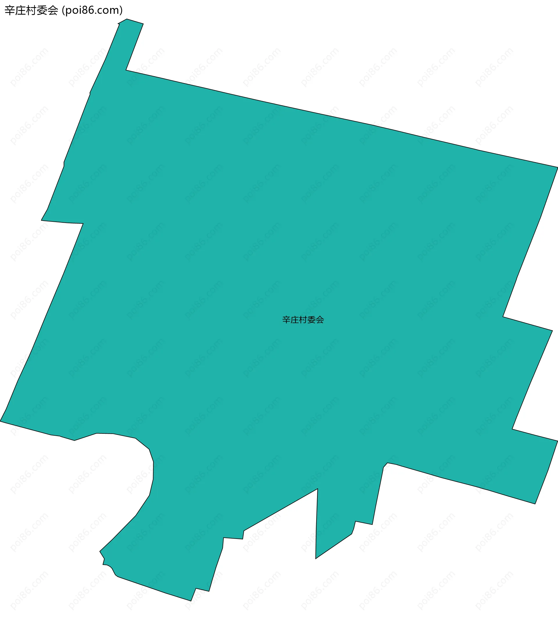 辛庄村委会边界地图