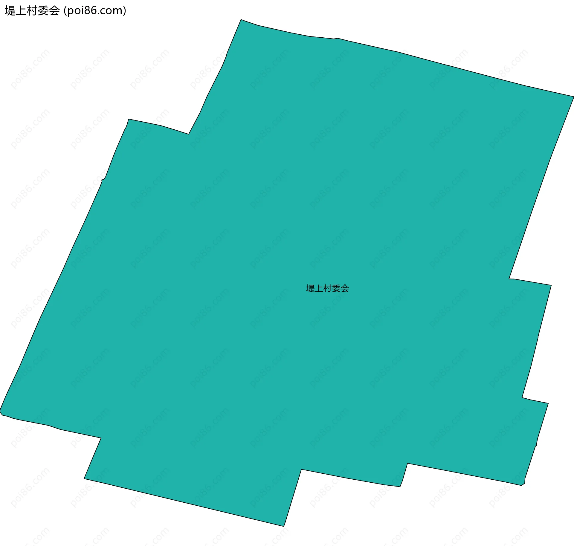堤上村委会边界地图