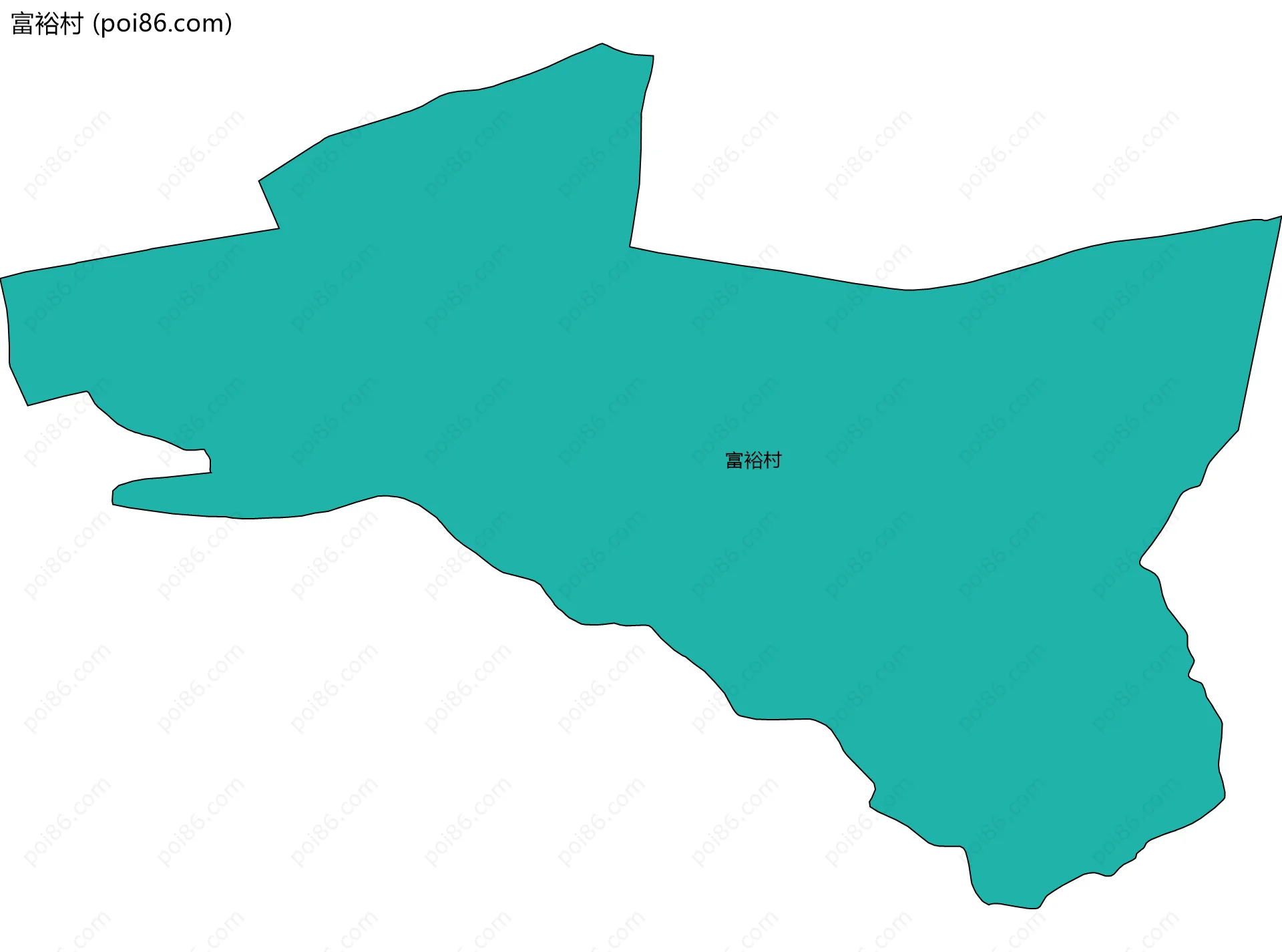 富裕村边界地图