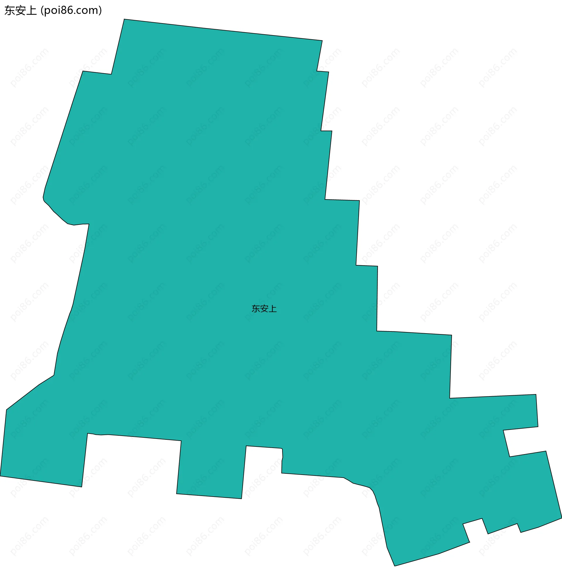 东安上边界地图