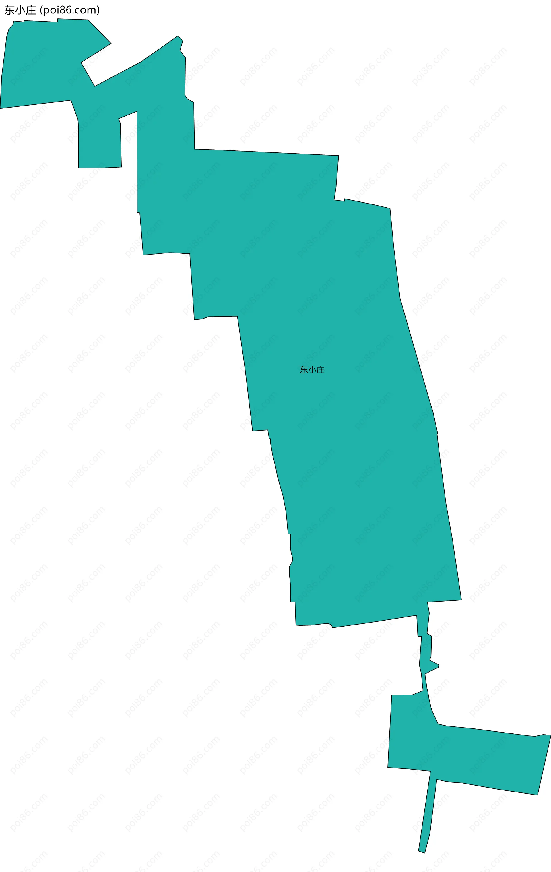 东小庄边界地图