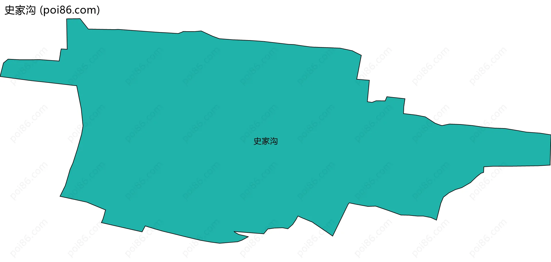 史家沟边界地图