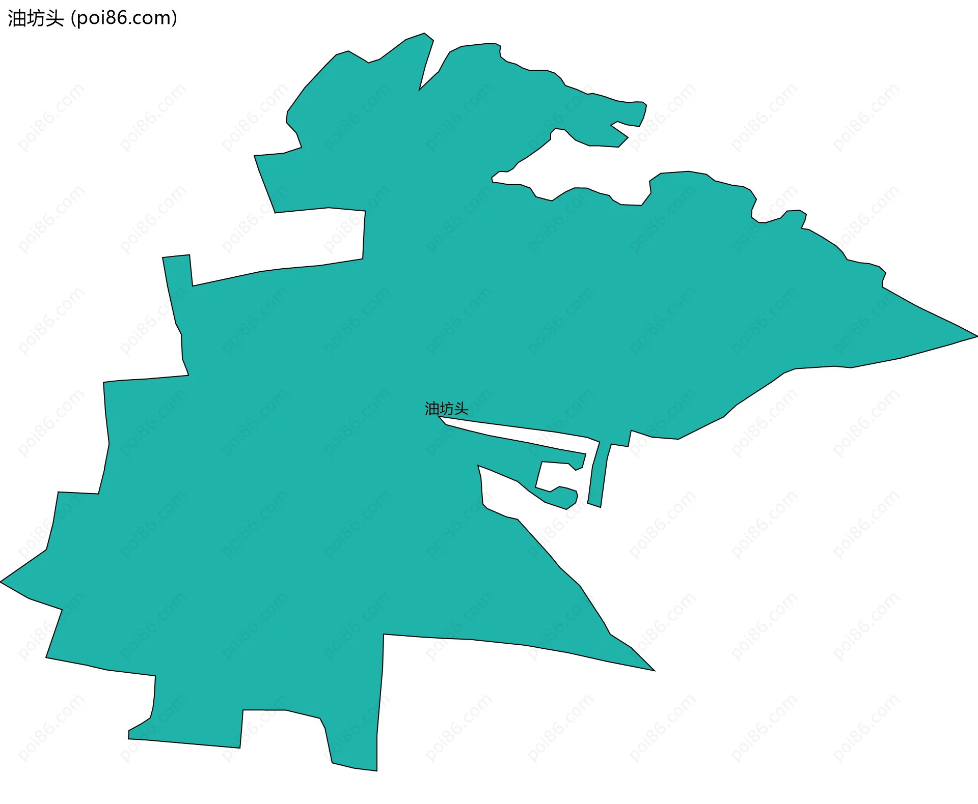 油坊头边界地图