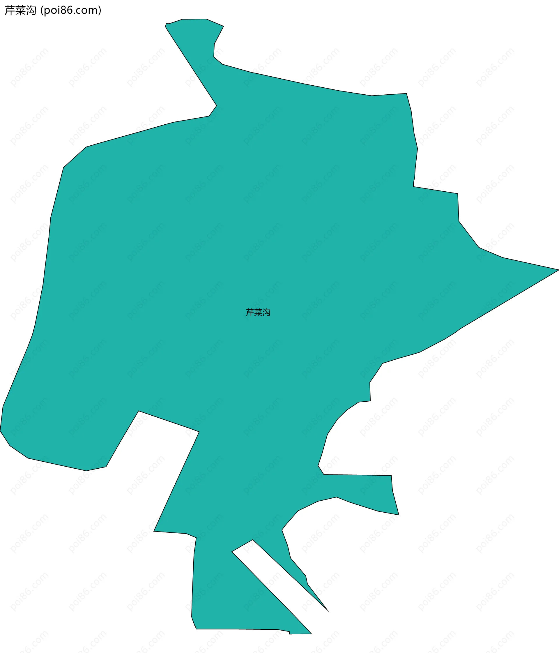芹菜沟边界地图