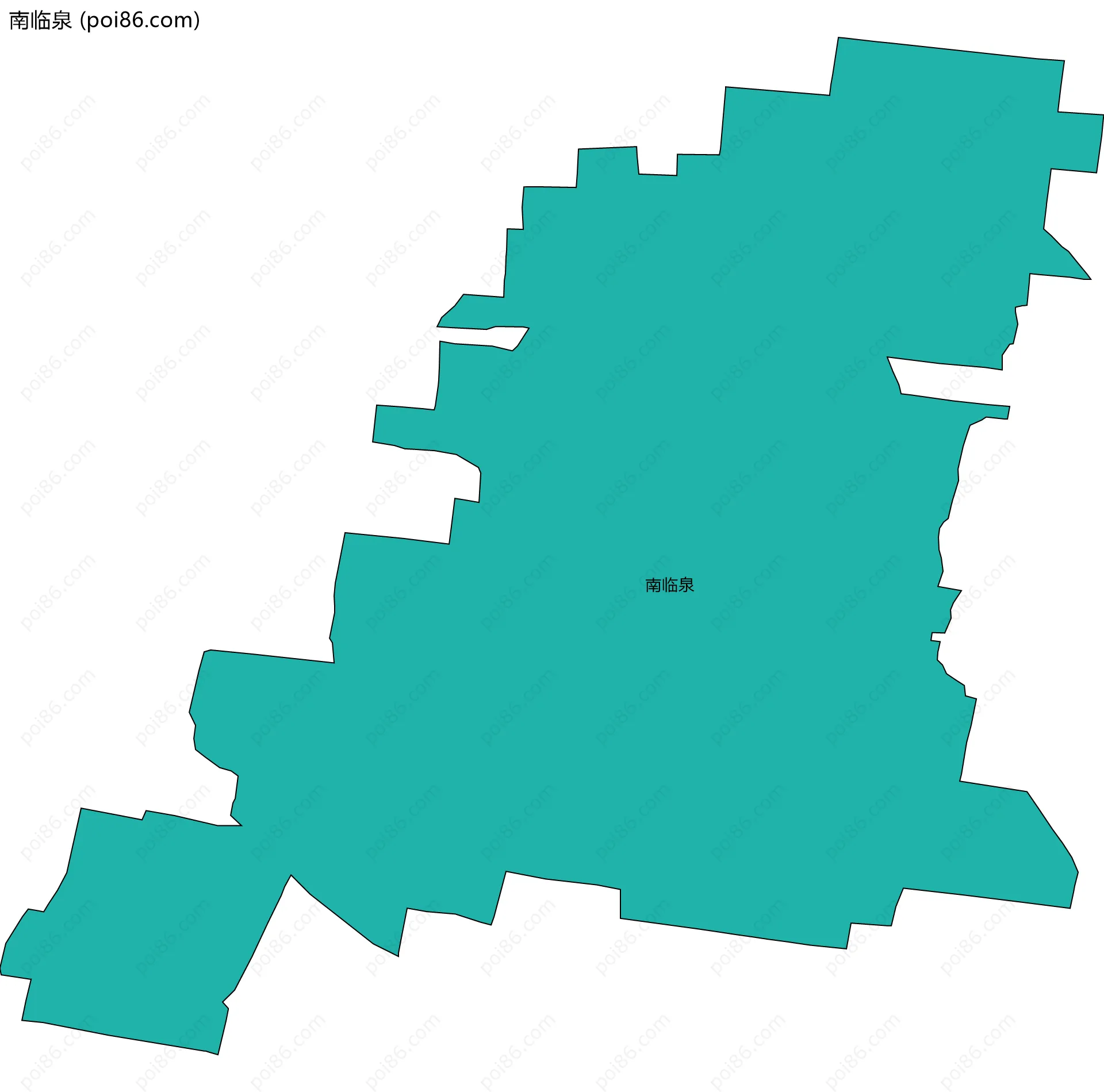 南临泉边界地图