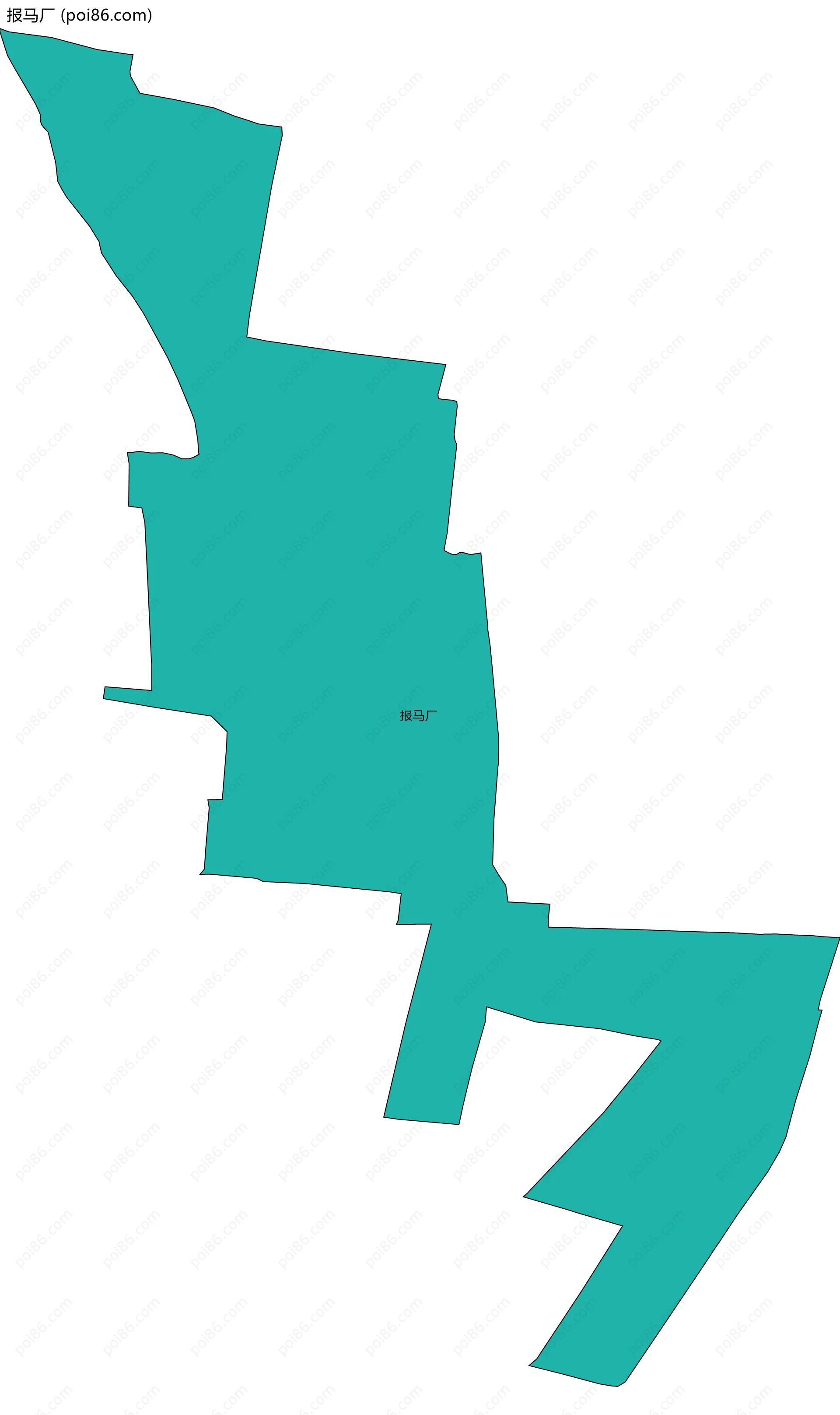 报马厂边界地图