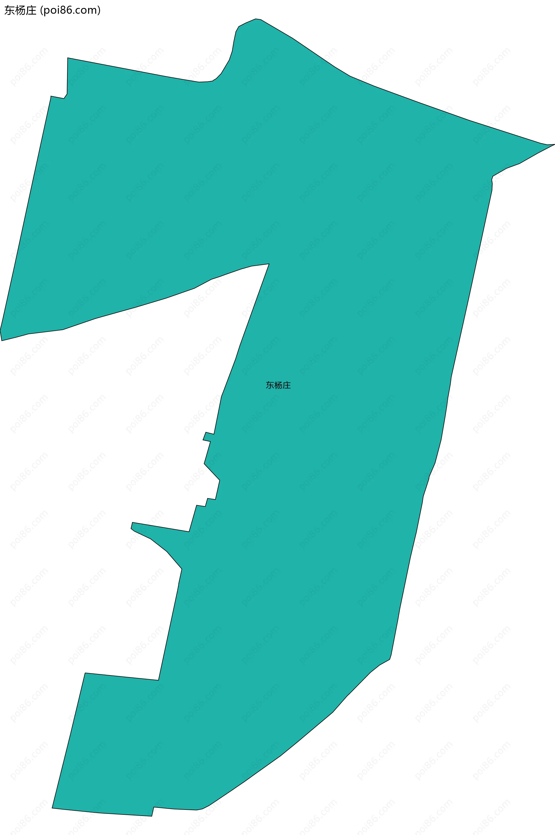 东杨庄边界地图