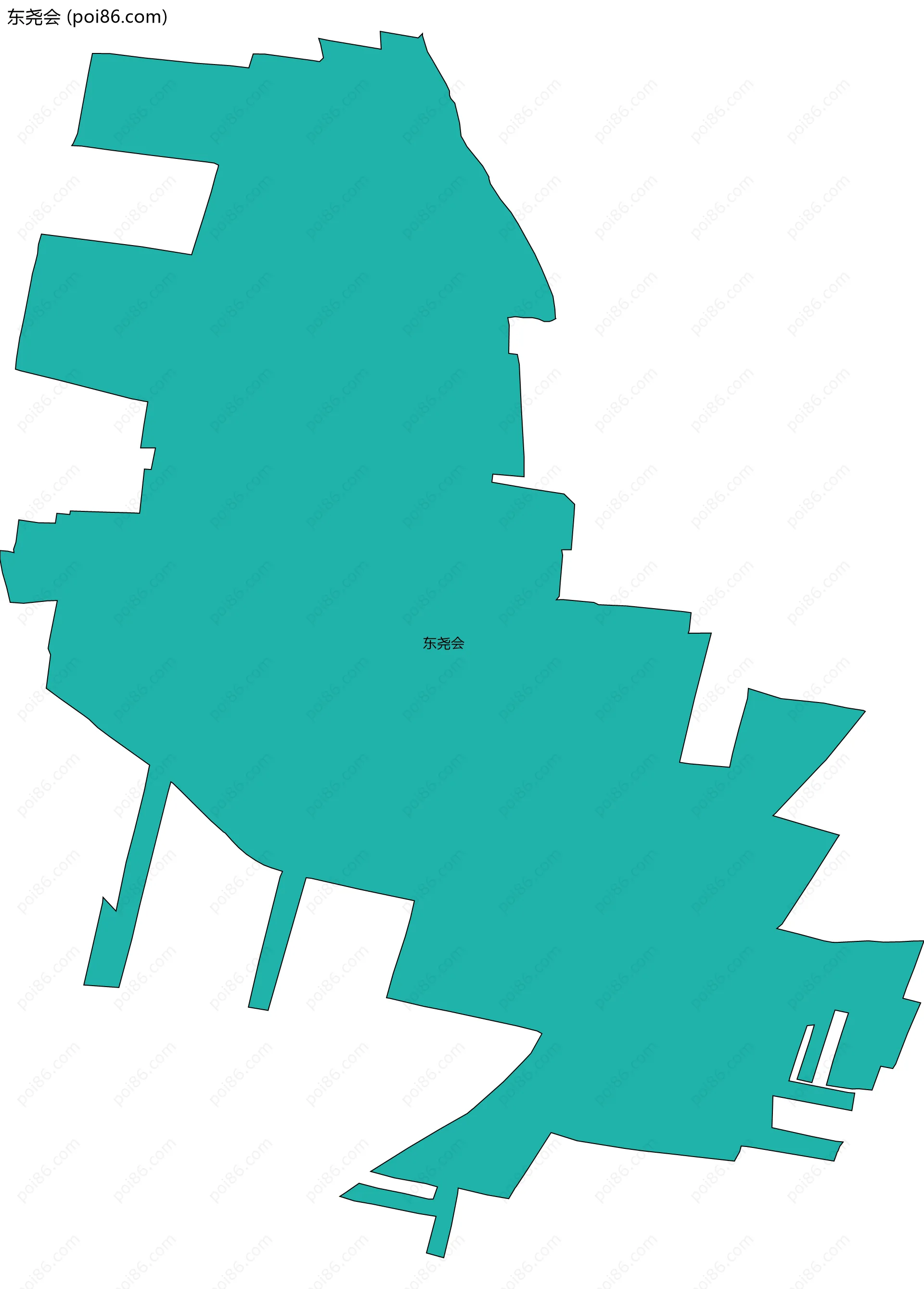 东尧会边界地图