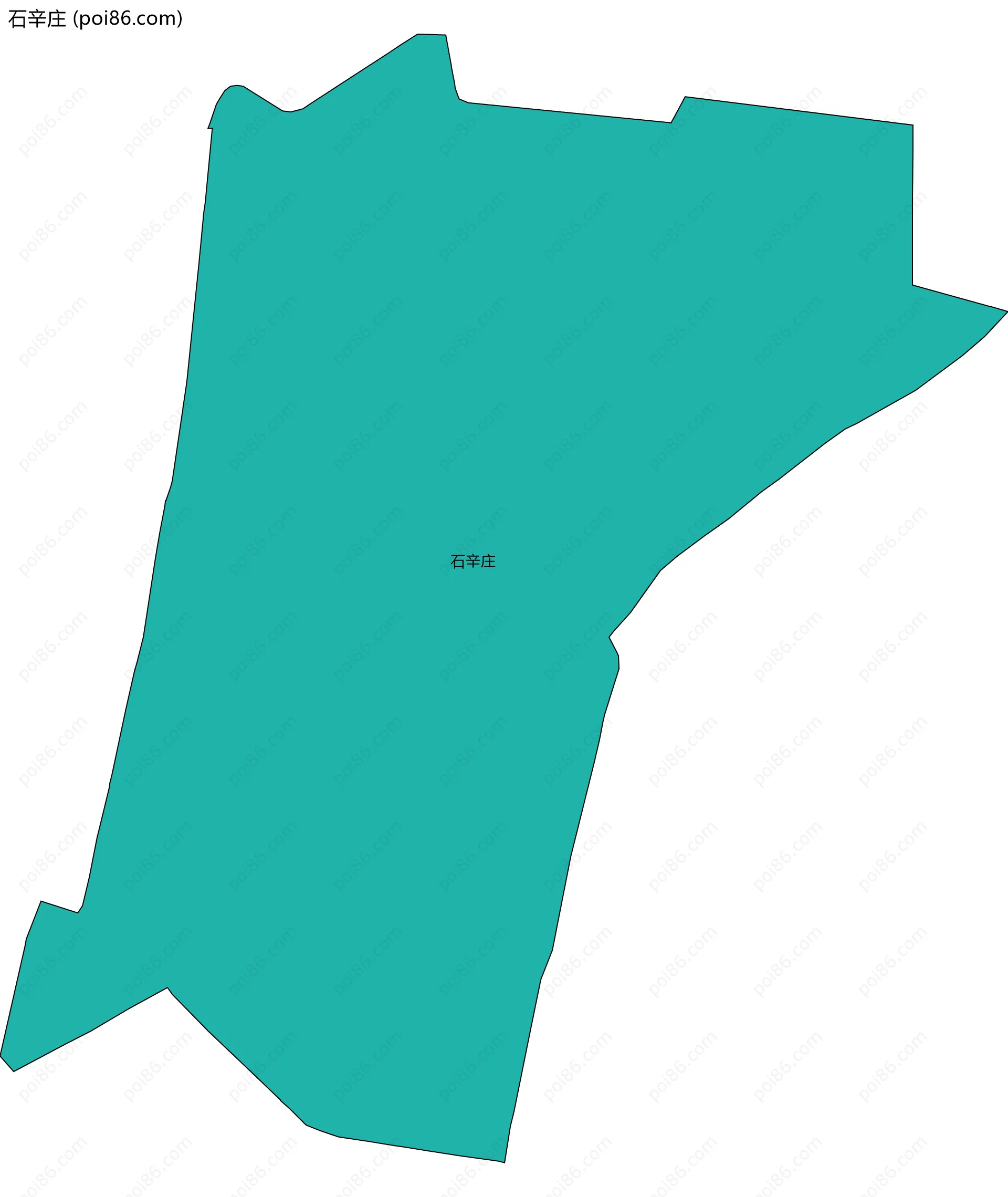 石辛庄边界地图