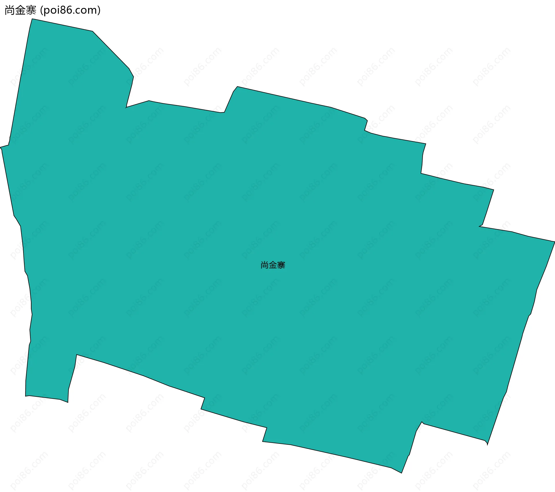 尚金寨边界地图