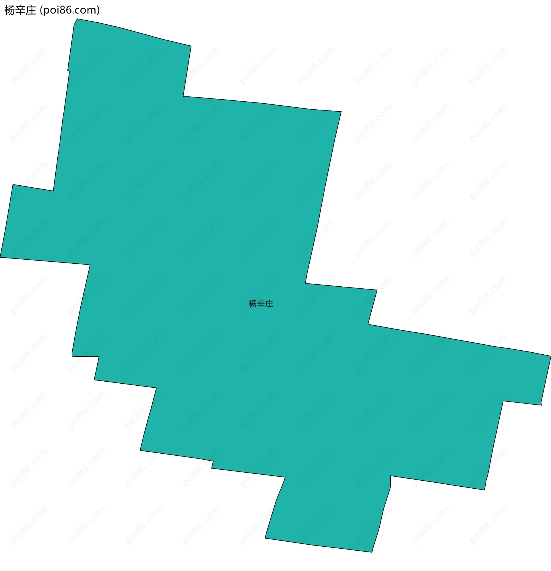 杨辛庄边界地图