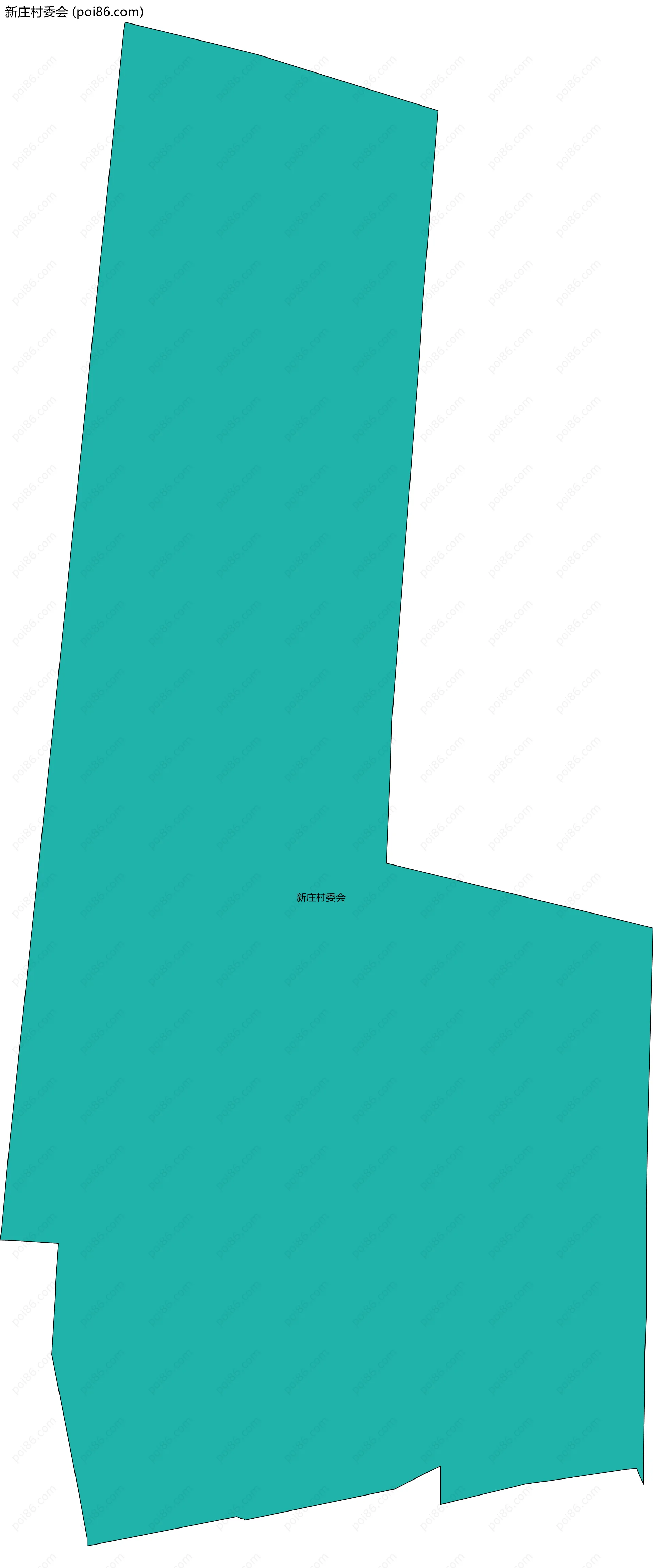 新庄村委会边界地图