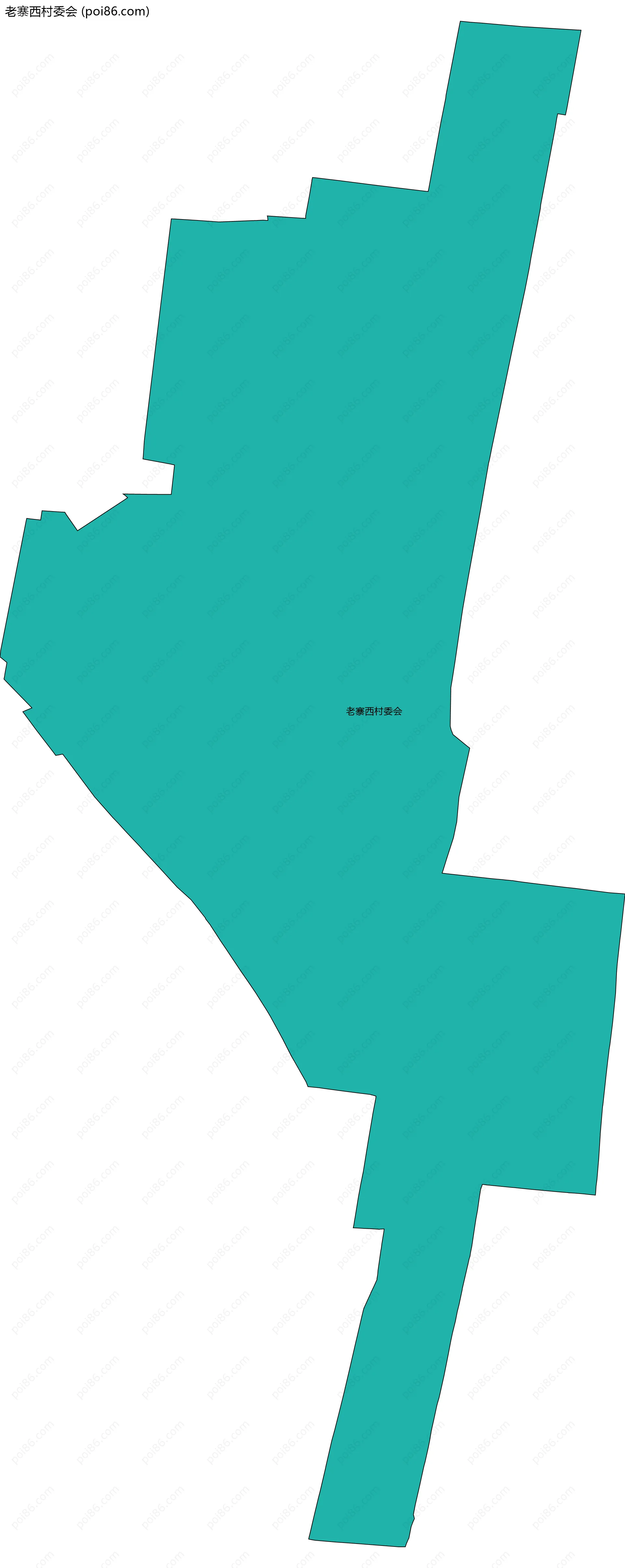 老寨西村委会边界地图