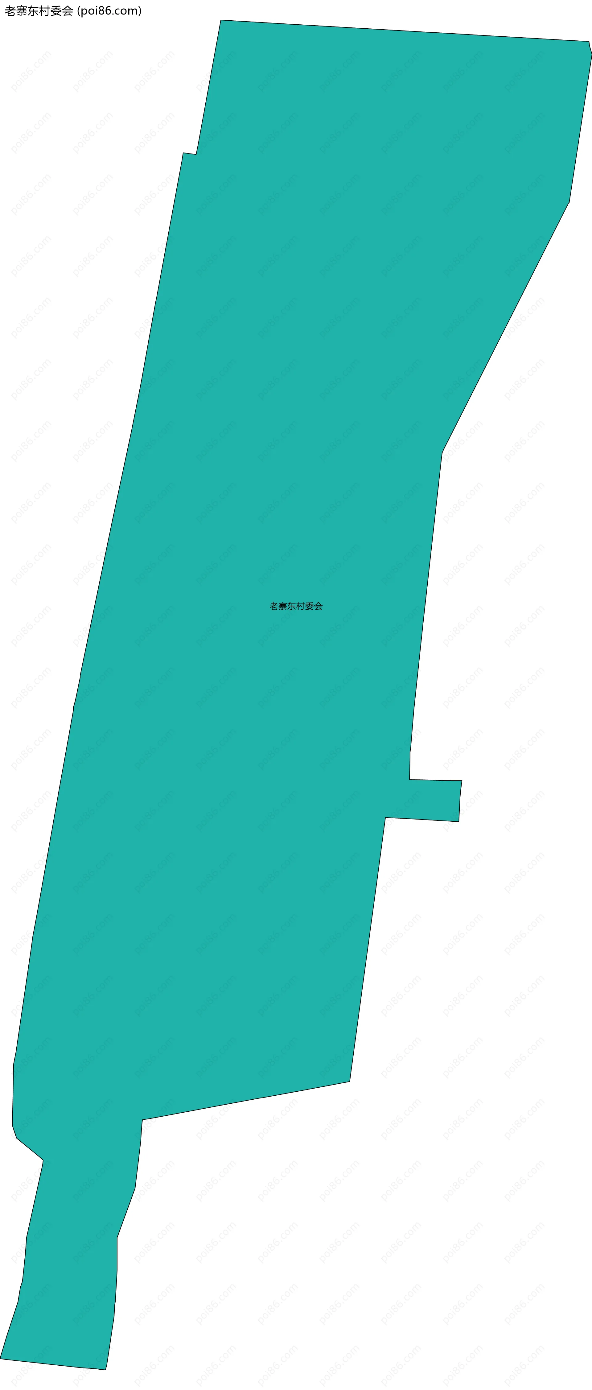 老寨东村委会边界地图