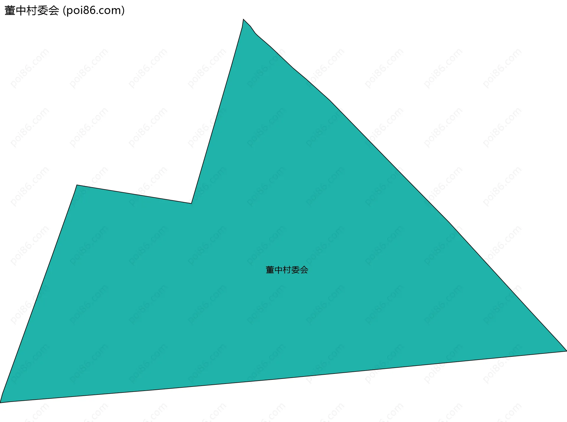 董中村委会边界地图