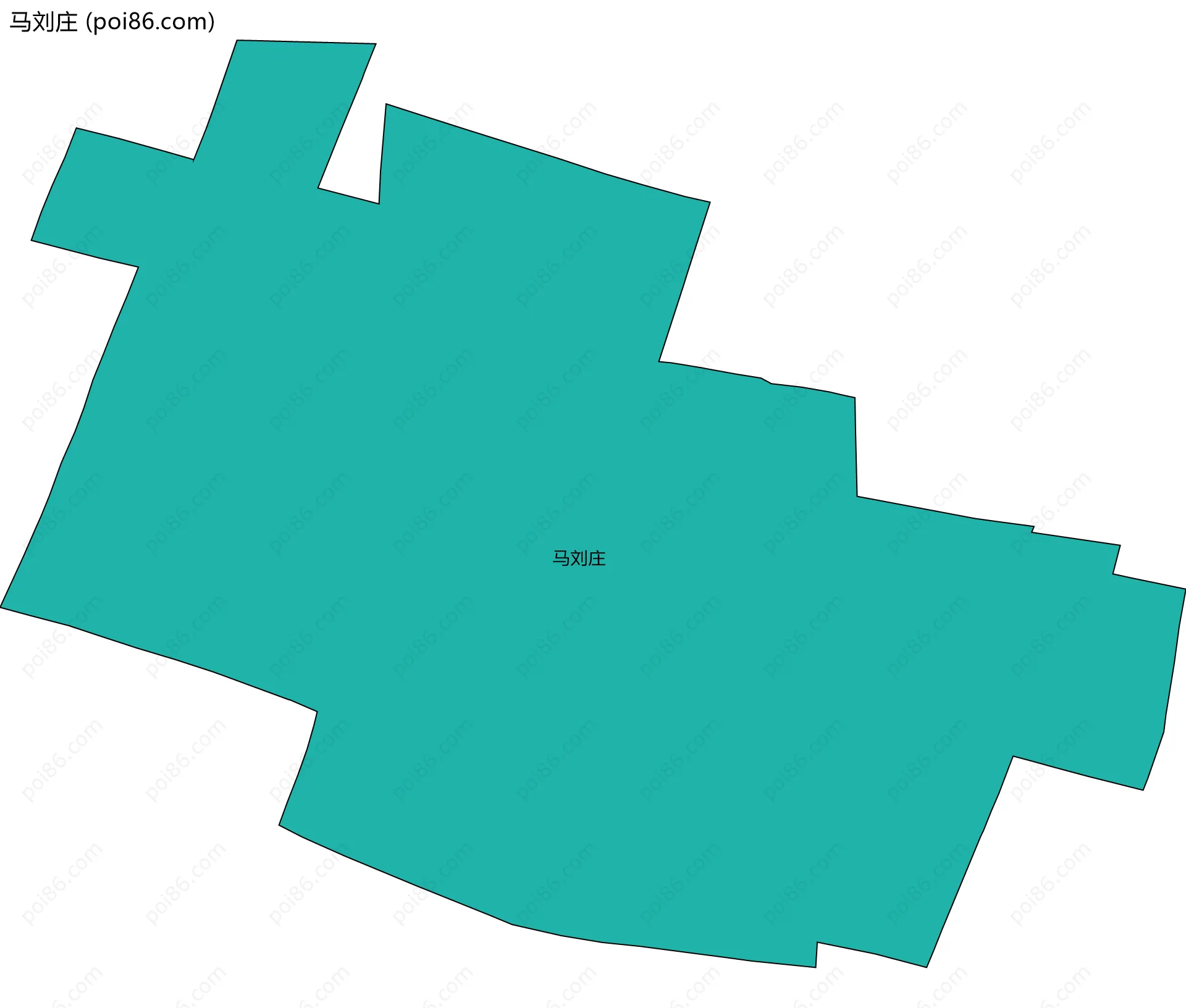 马刘庄边界地图