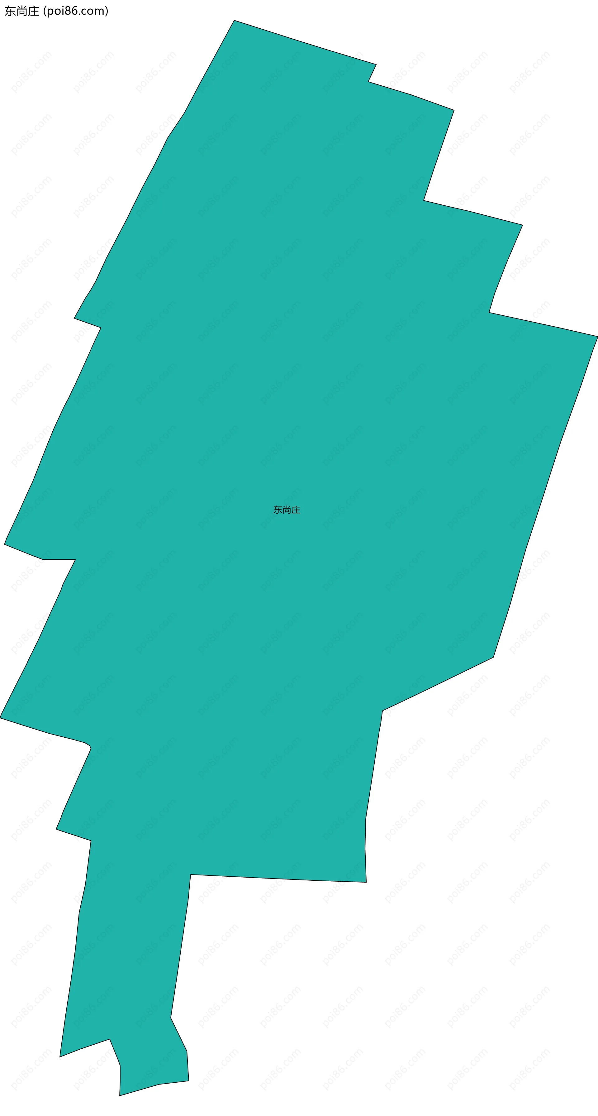 东尚庄边界地图