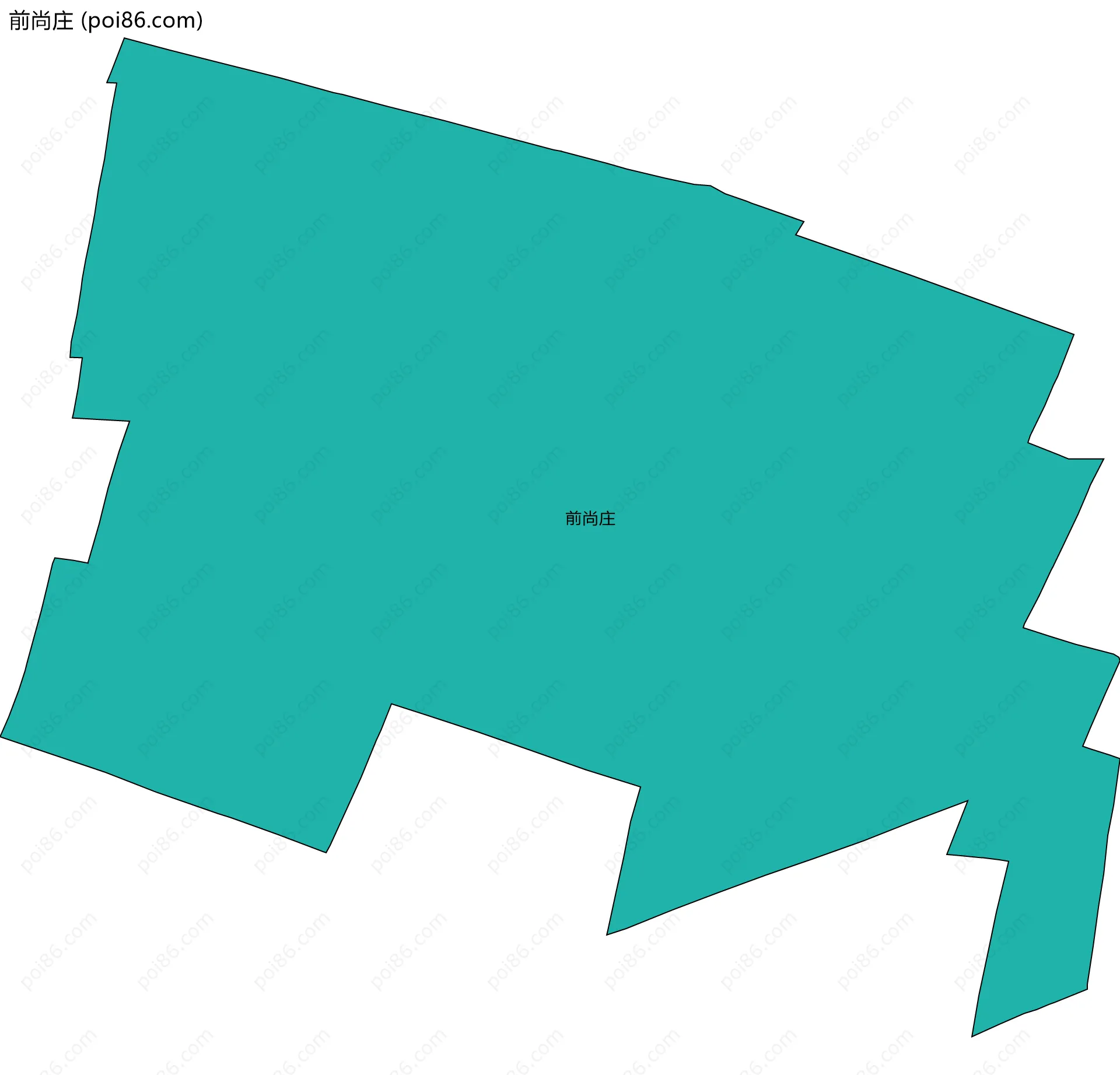 前尚庄边界地图