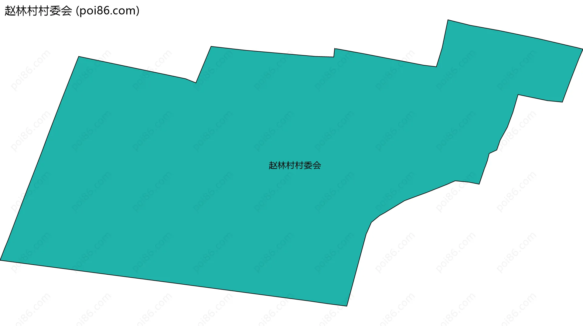 赵林村村委会边界地图