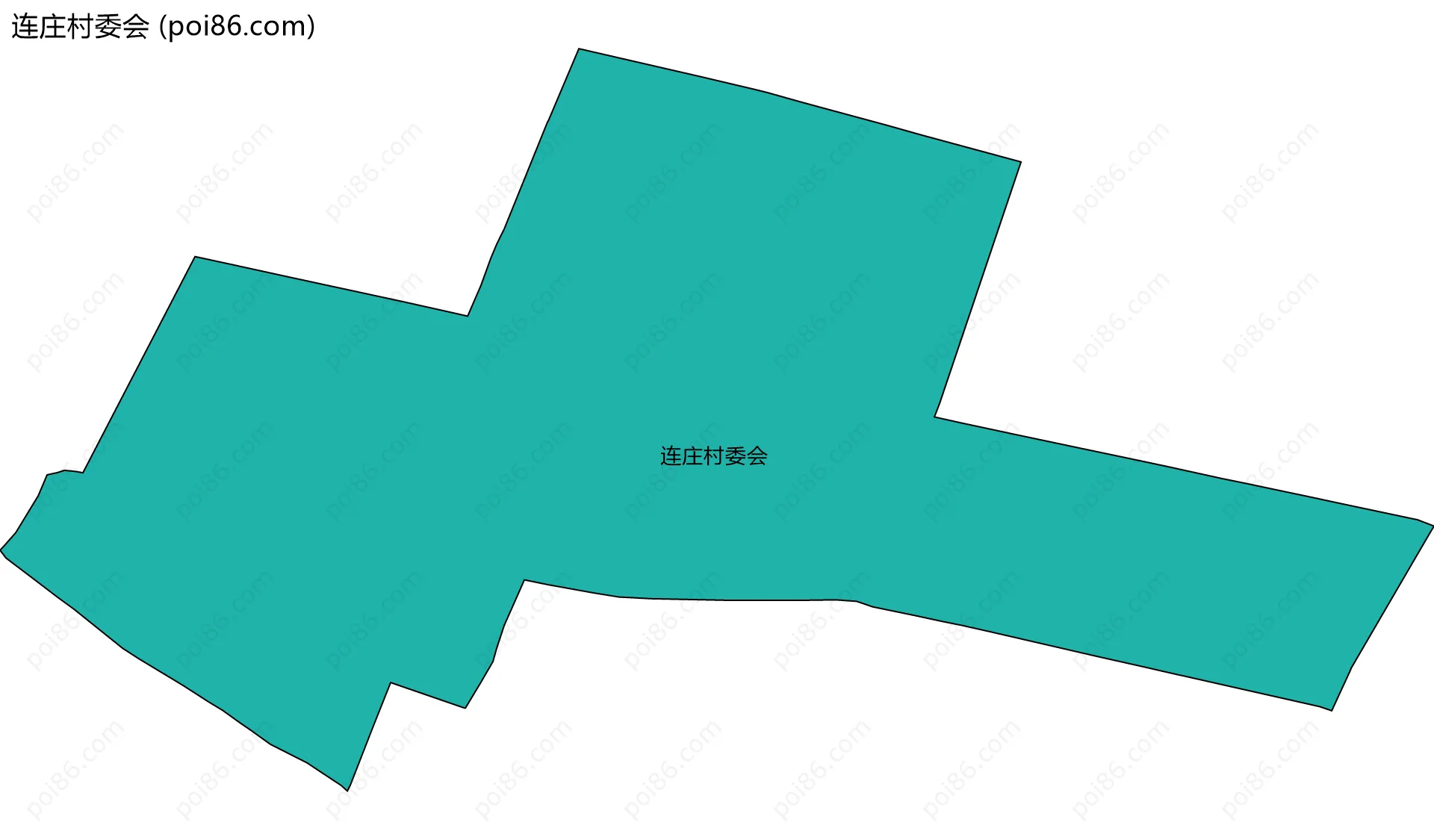 连庄村委会边界地图