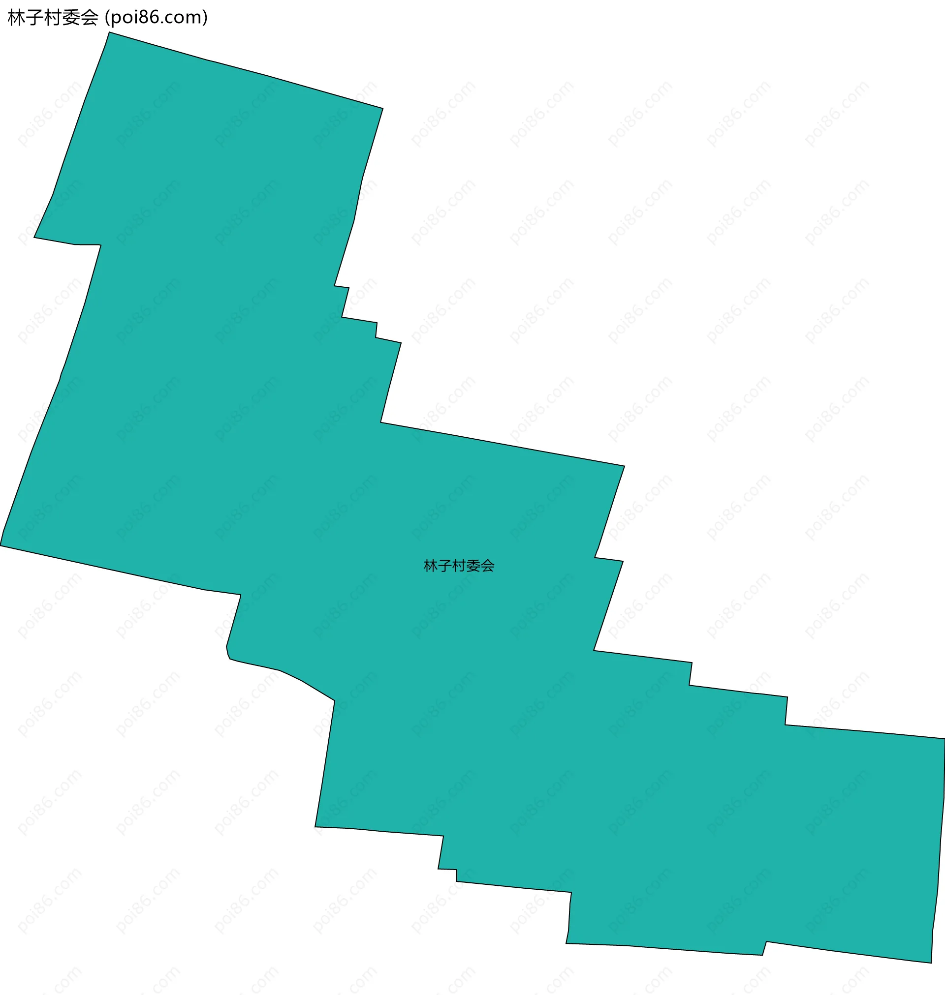 林子村委会边界地图