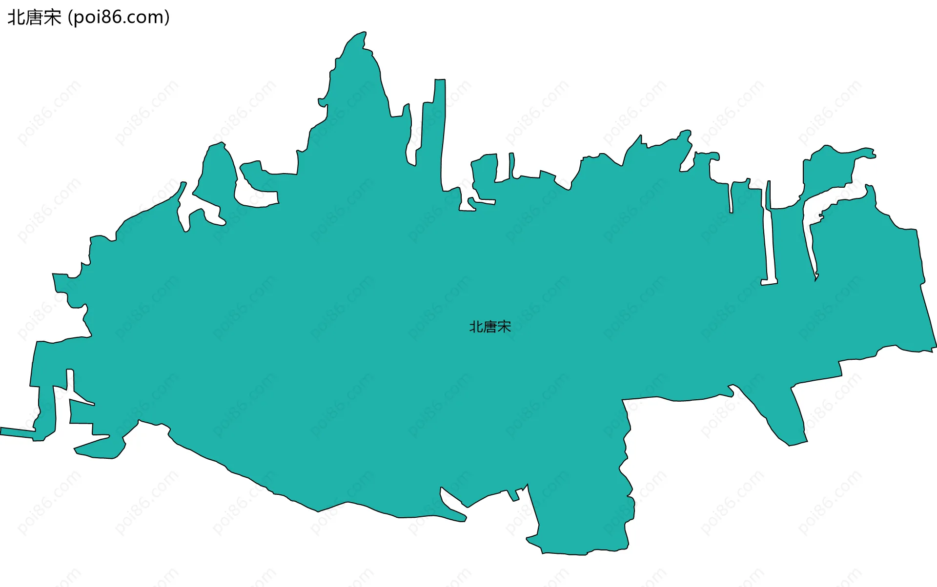 北唐宋边界地图