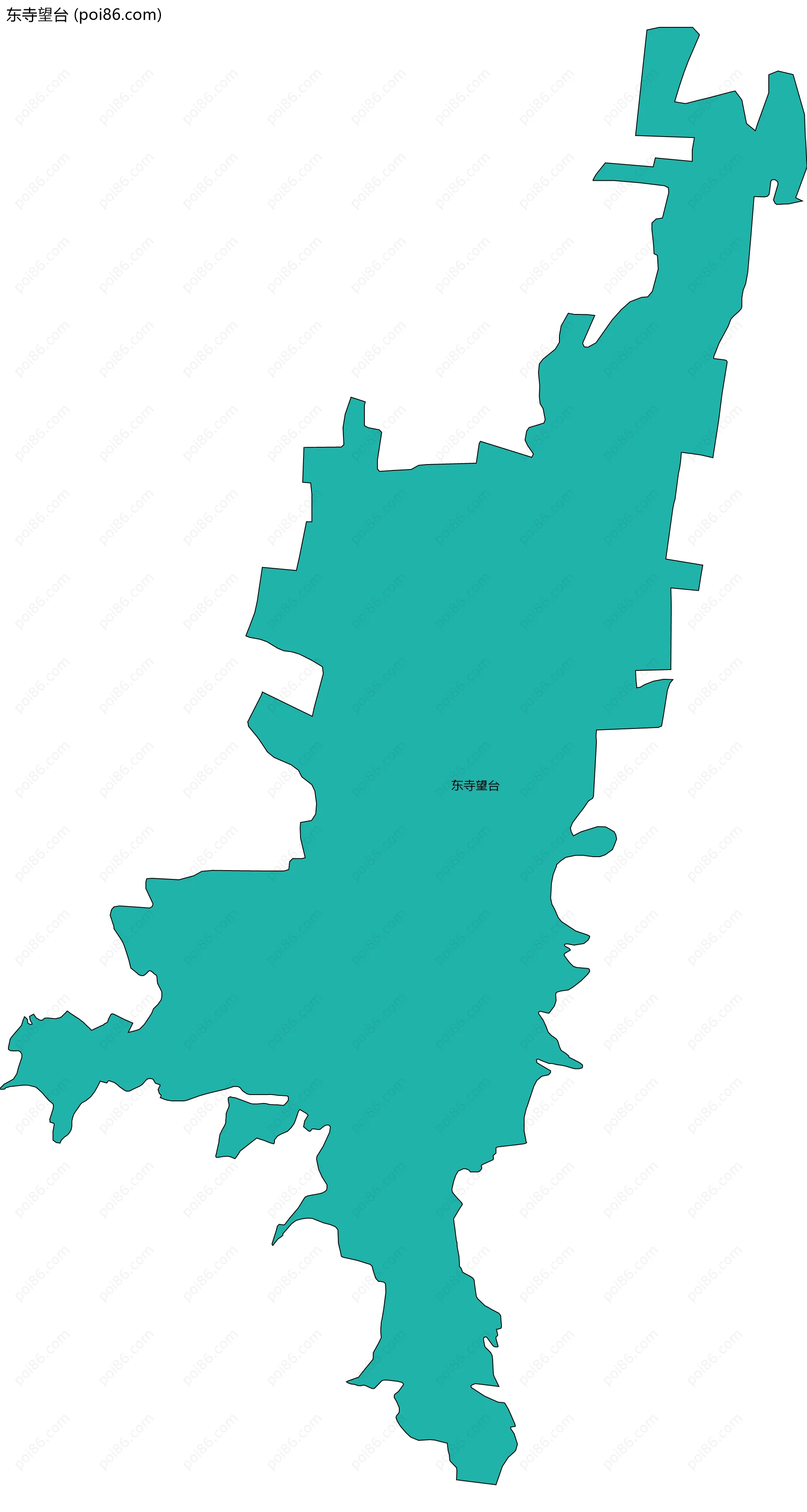 东寺望台边界地图