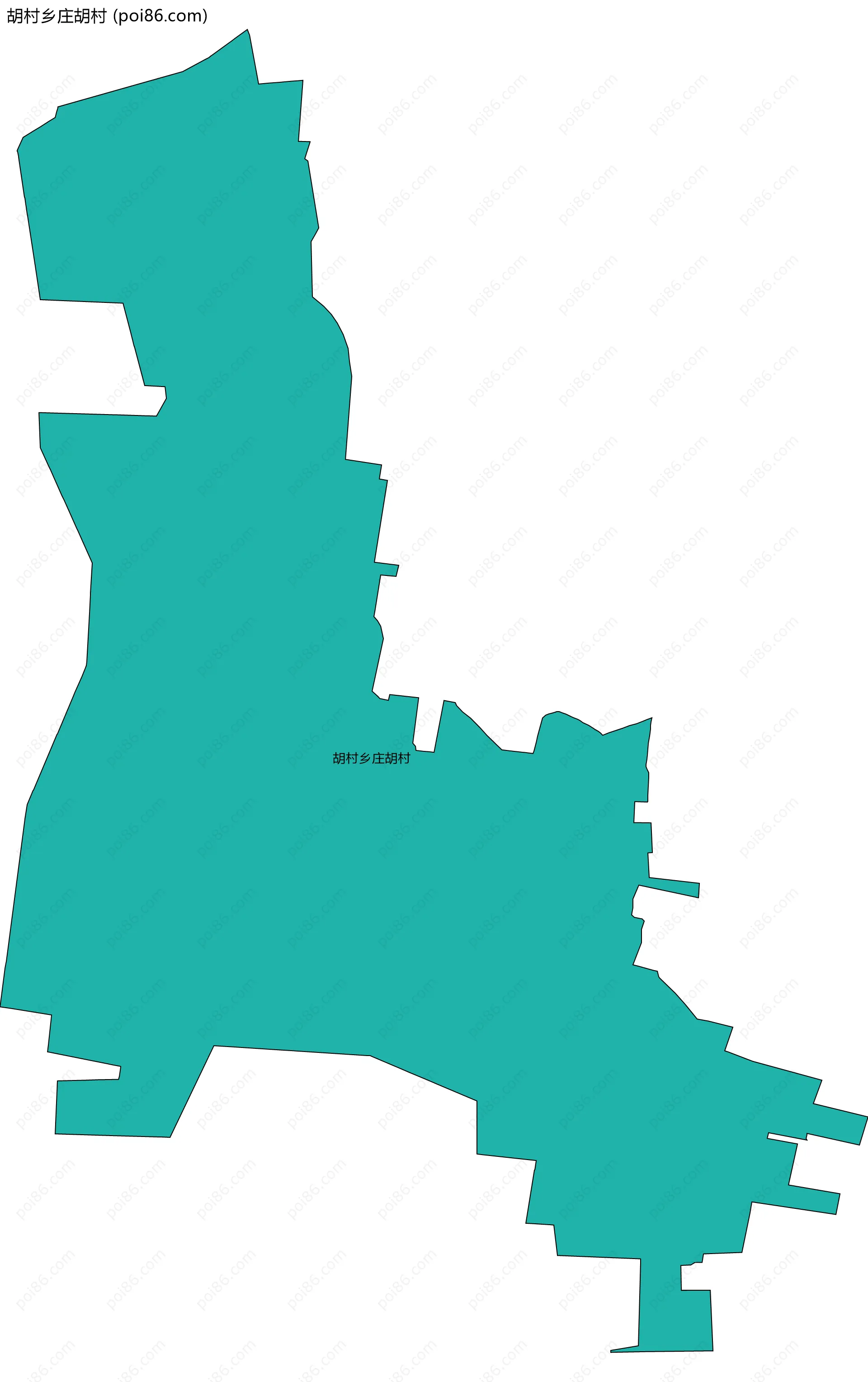 胡村乡庄胡村边界地图