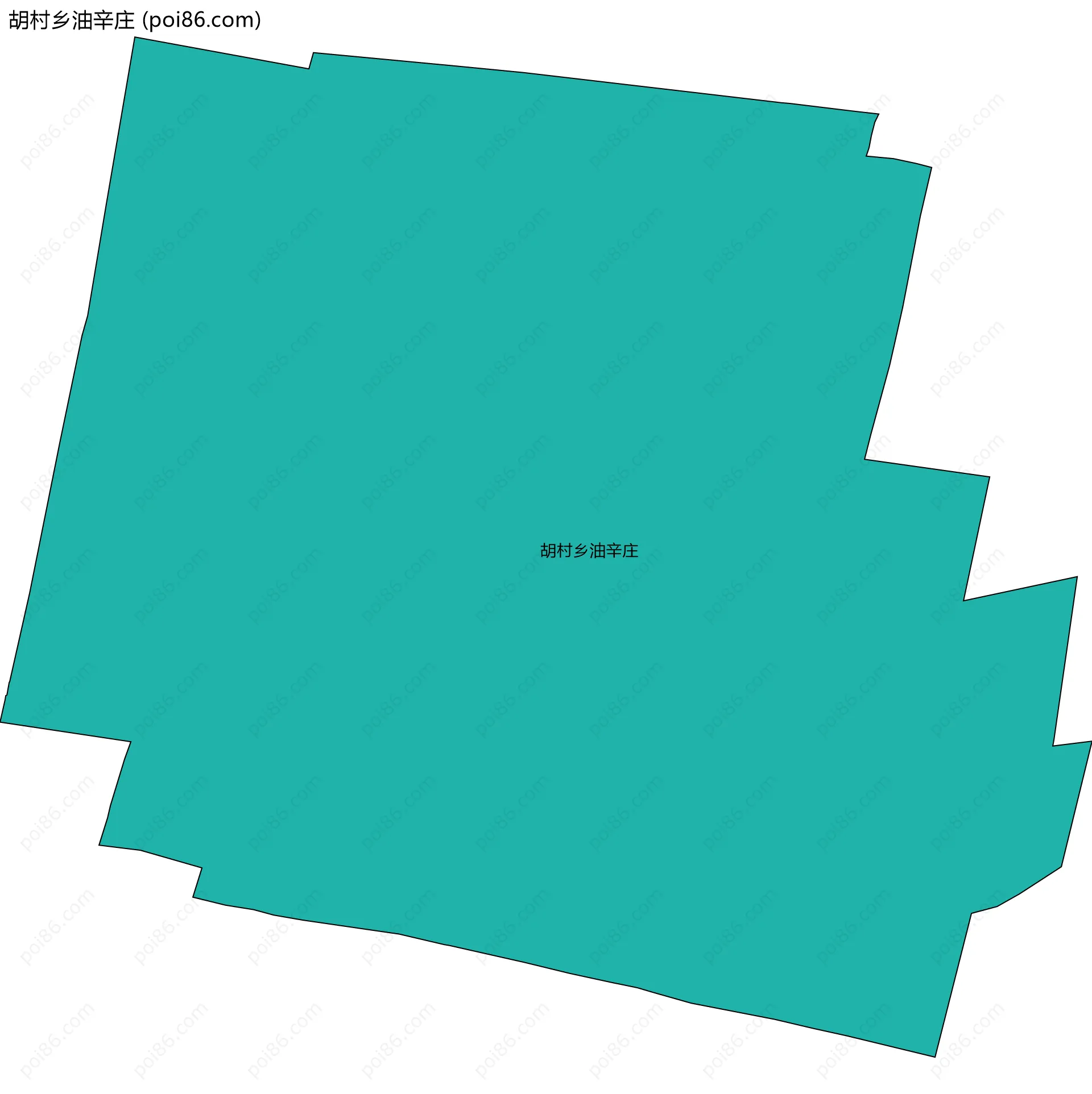 胡村乡油辛庄边界地图