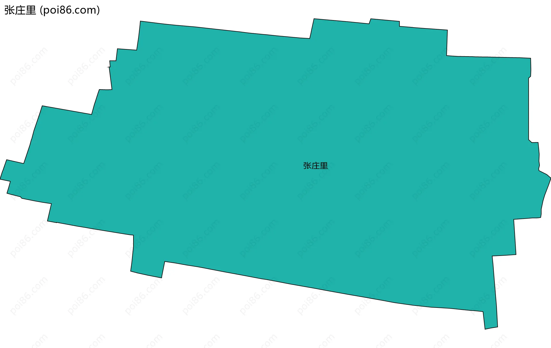 张庄里边界地图