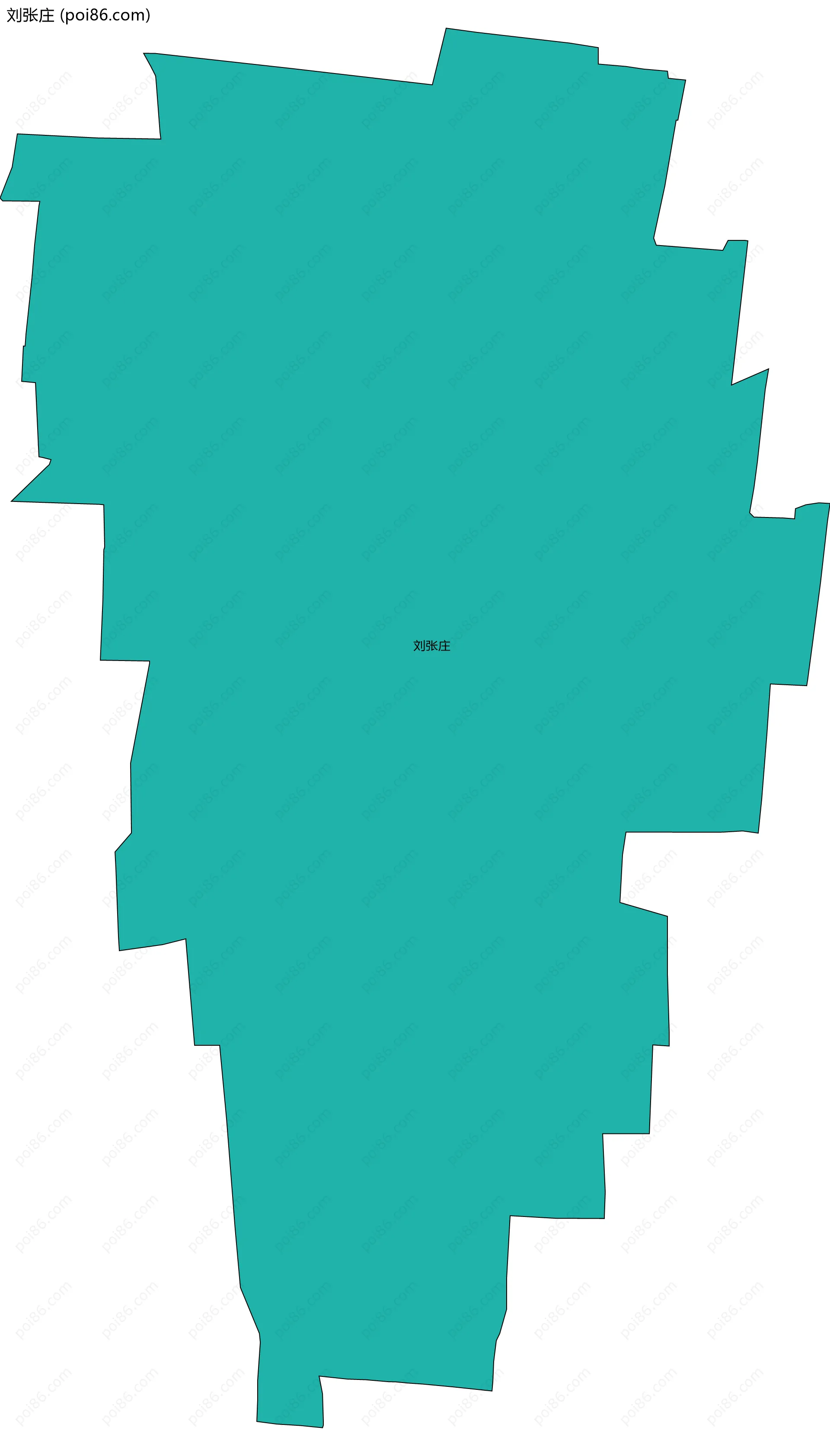 刘张庄边界地图