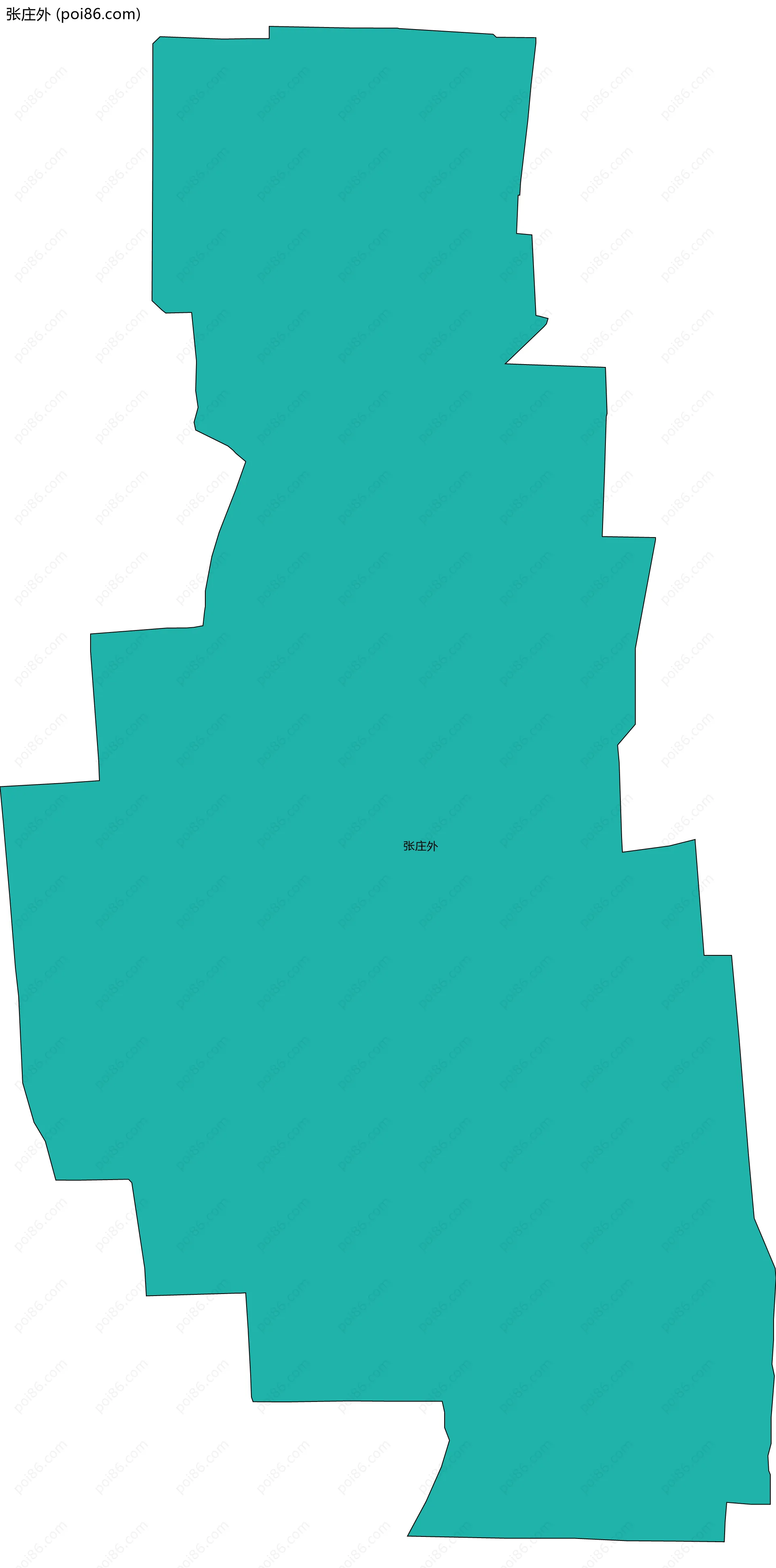 张庄外边界地图