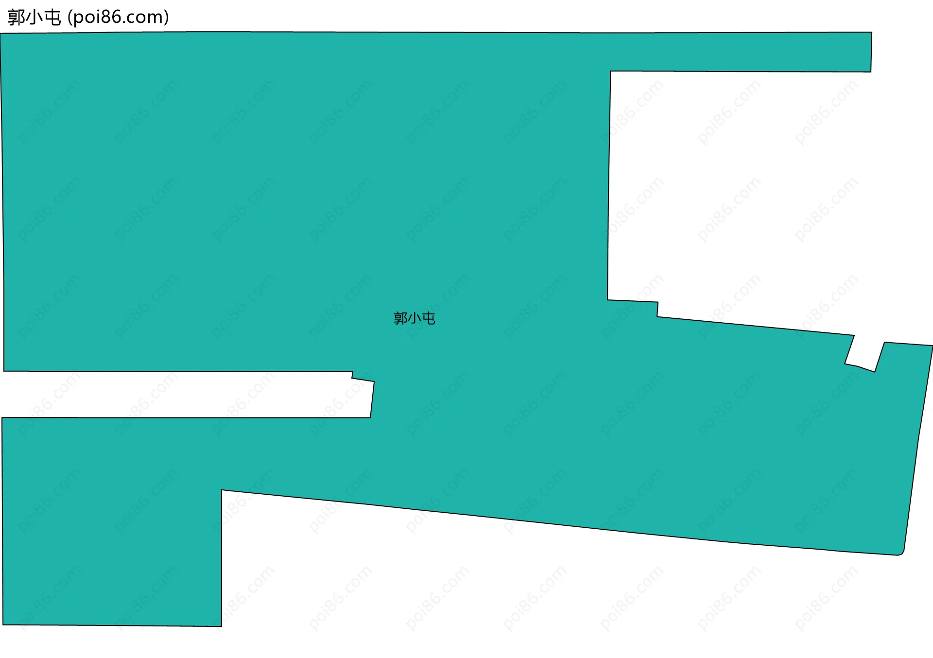 郭小屯边界地图
