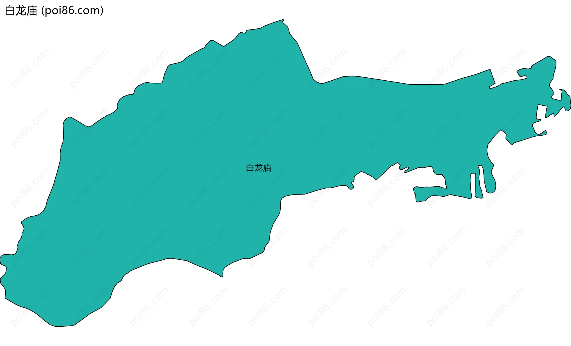 白龙庙边界地图
