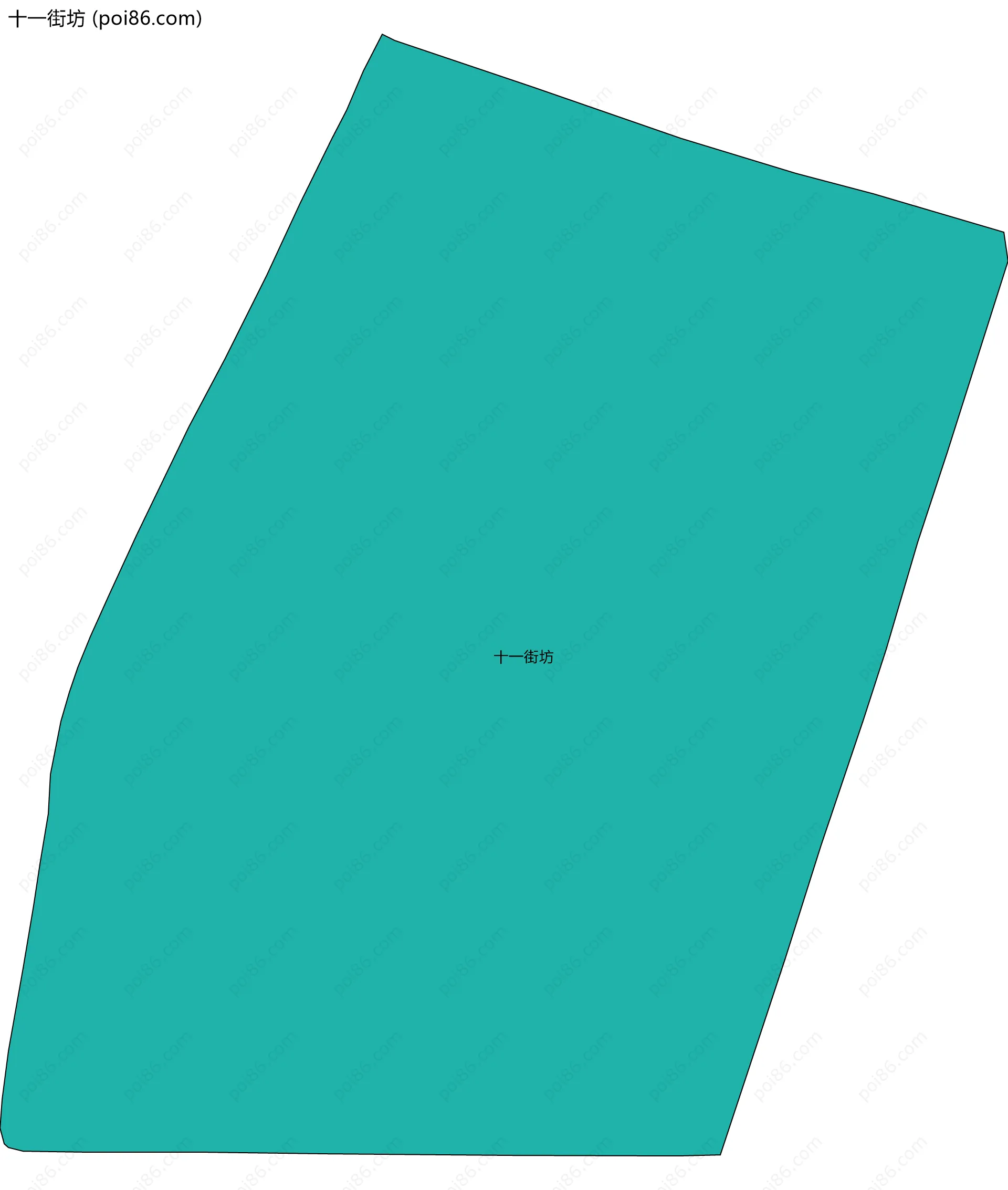 十一街坊边界地图