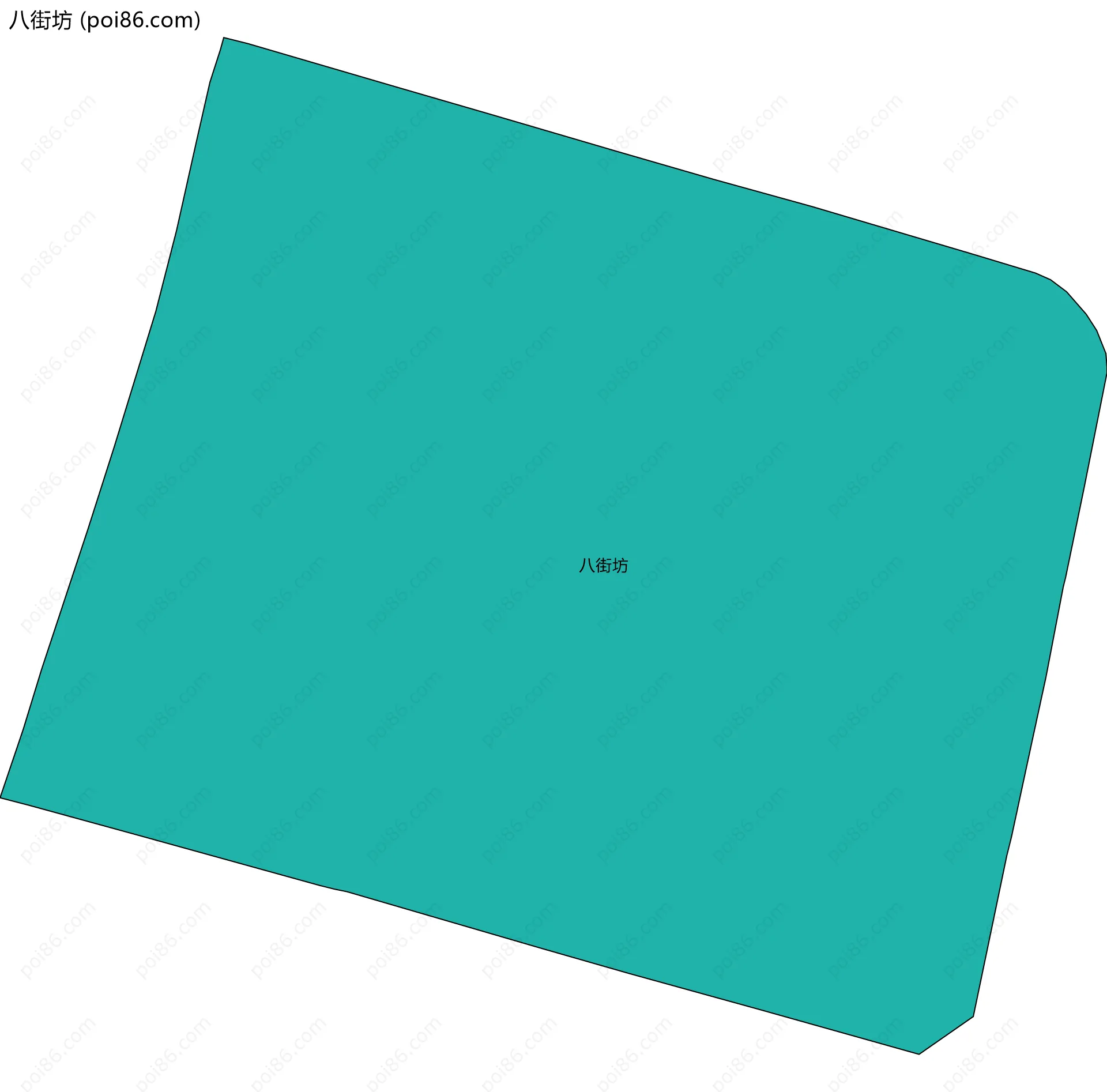 八街坊边界地图