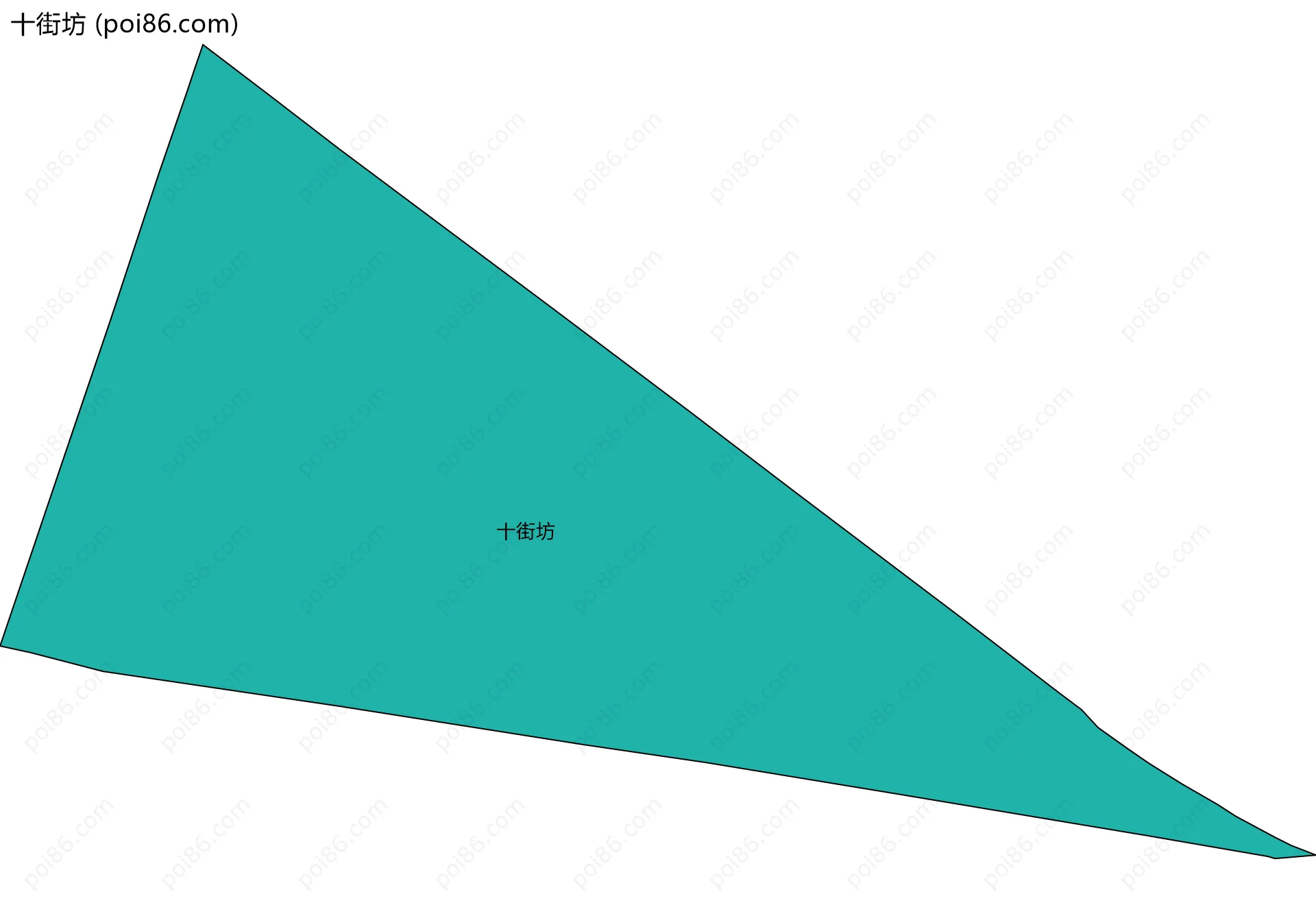 十街坊边界地图