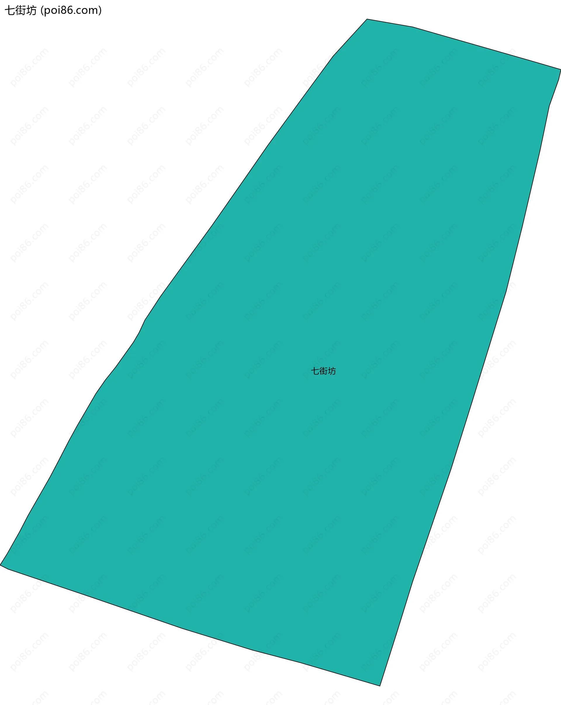 七街坊边界地图