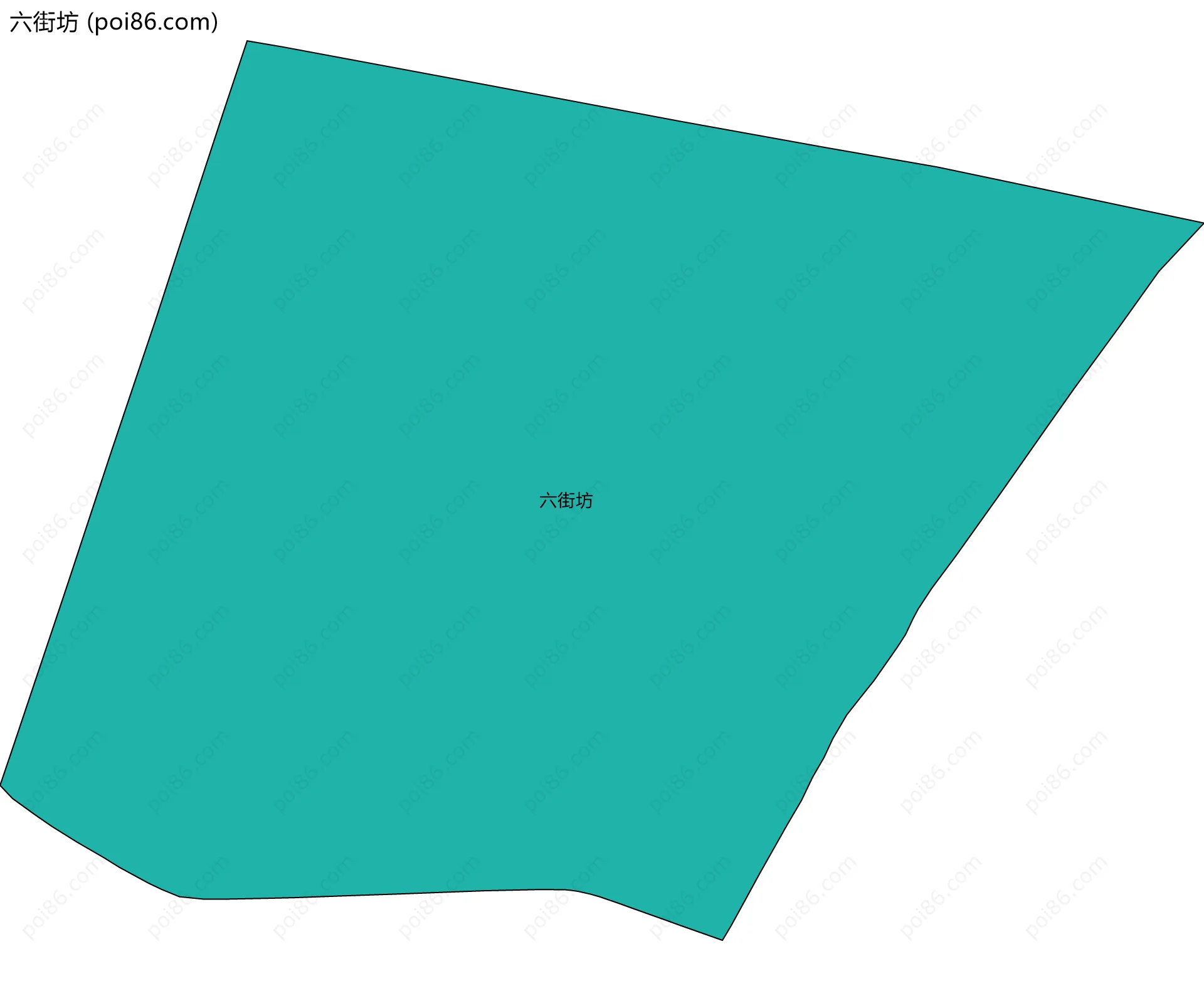 六街坊边界地图