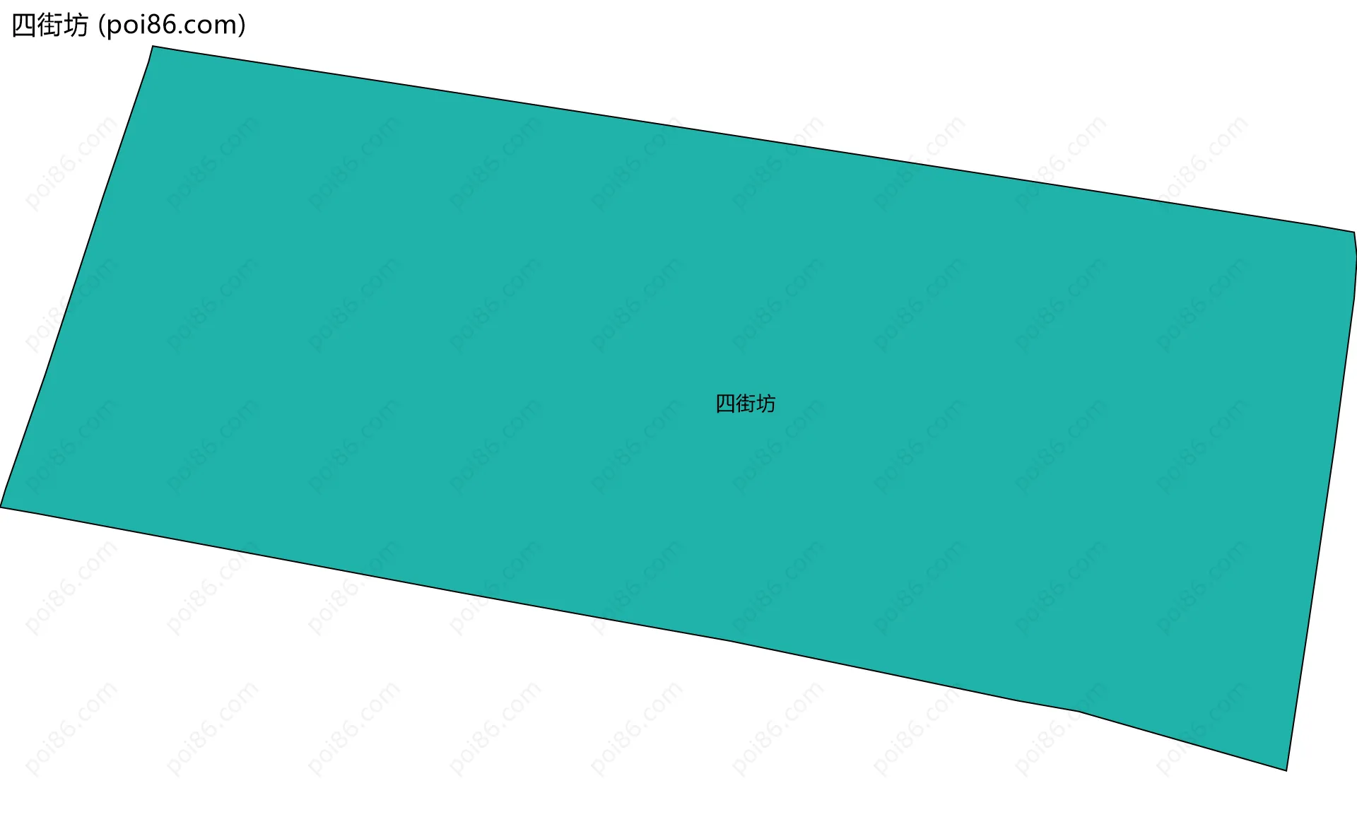 四街坊边界地图