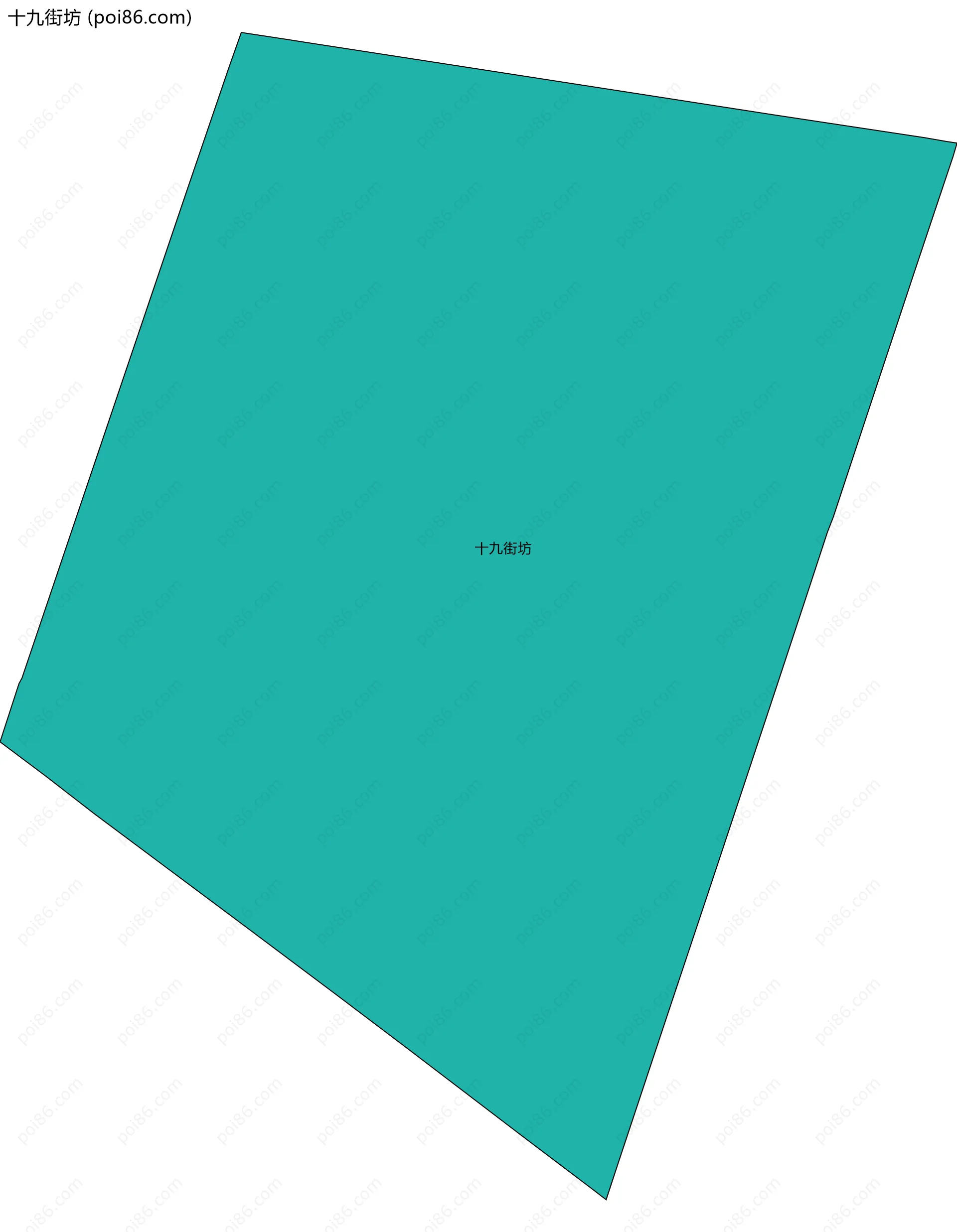 十九街坊边界地图