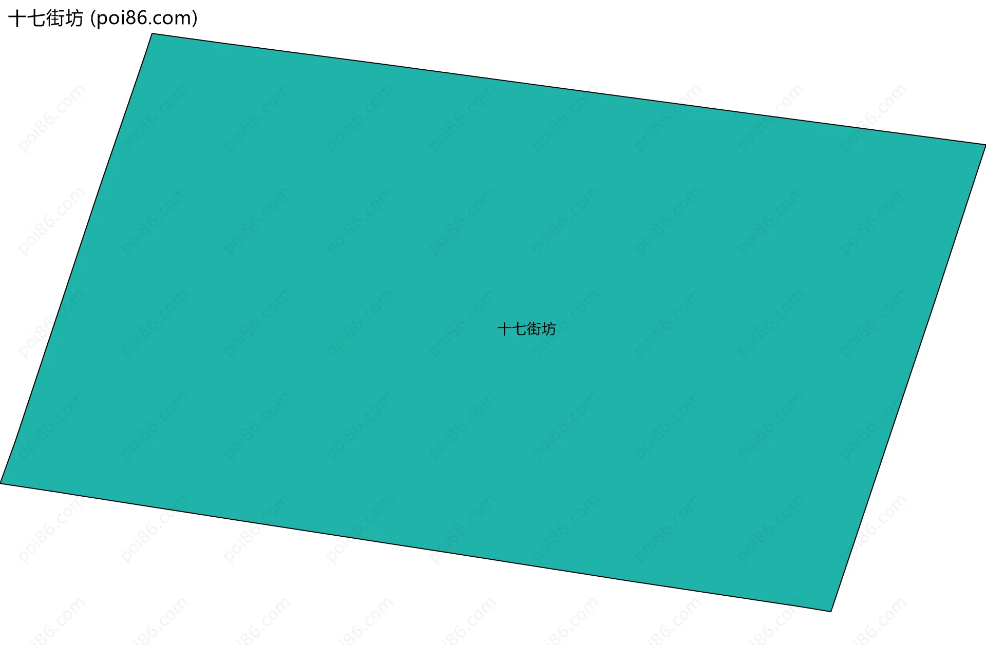 十七街坊边界地图