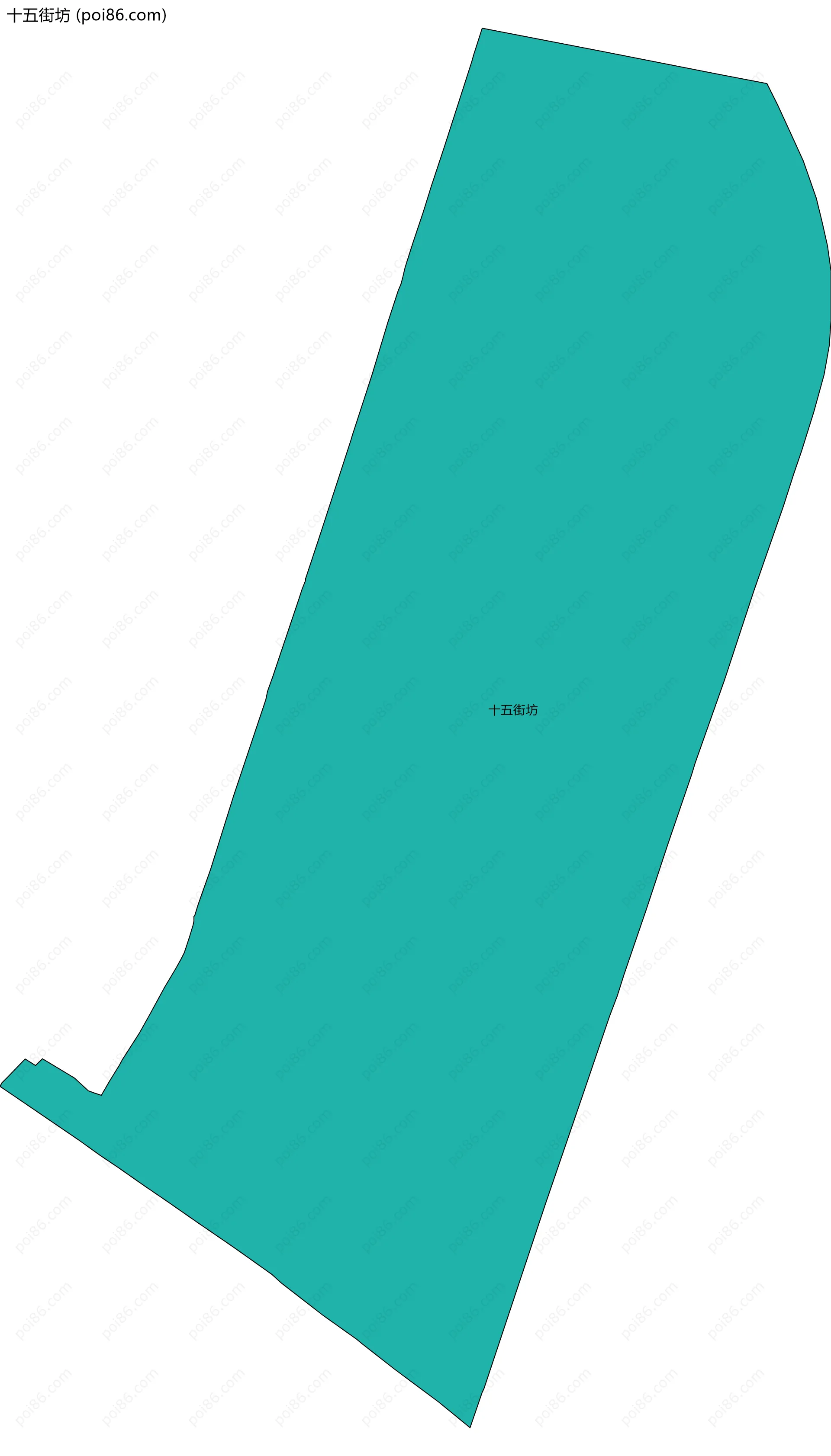 十五街坊边界地图