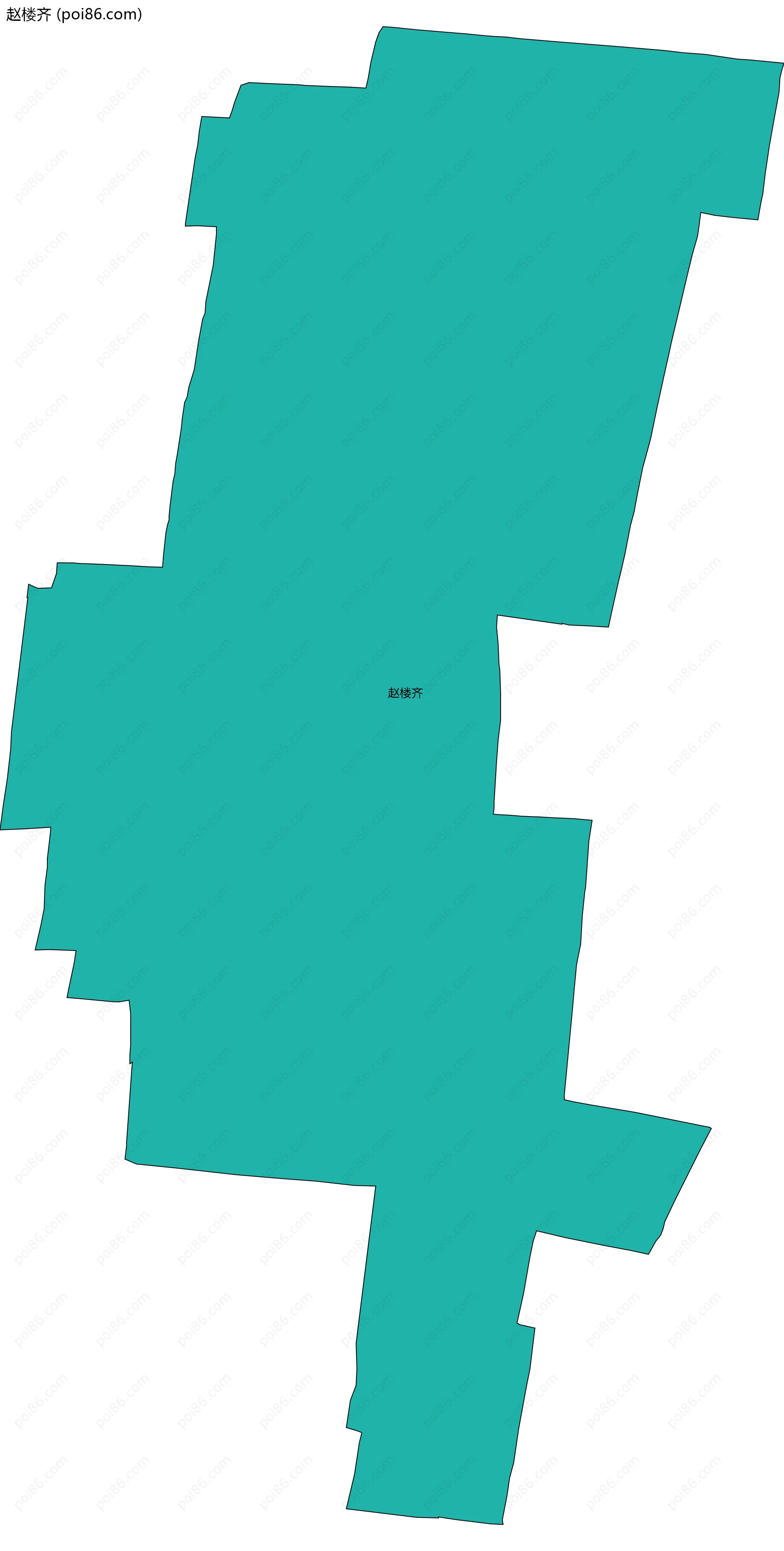 赵楼齐边界地图