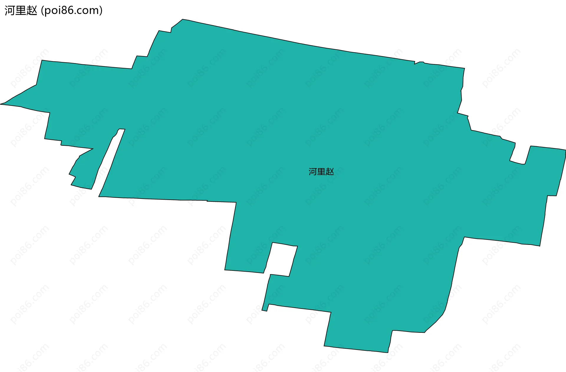 河里赵边界地图